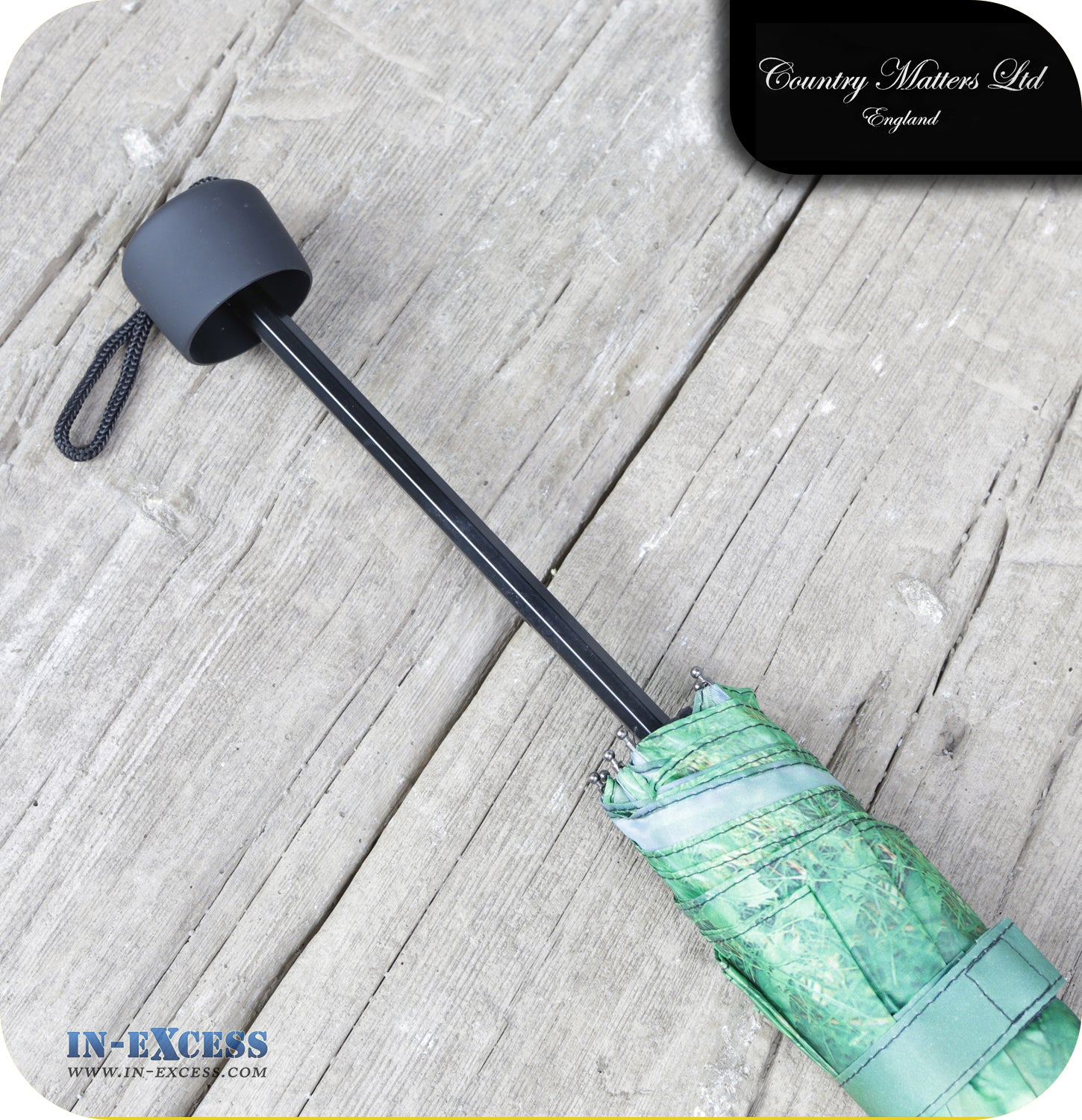 Country Matters Telescopic and Folding Umbrella - 'Up to Mischief'