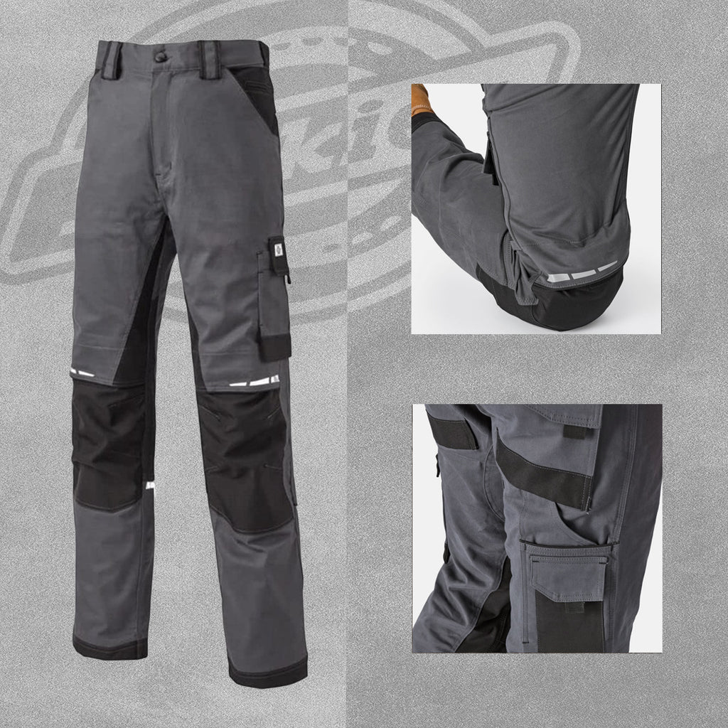 Dickies GDT Premium Trousers - In-Excess Grey/Black Direct –