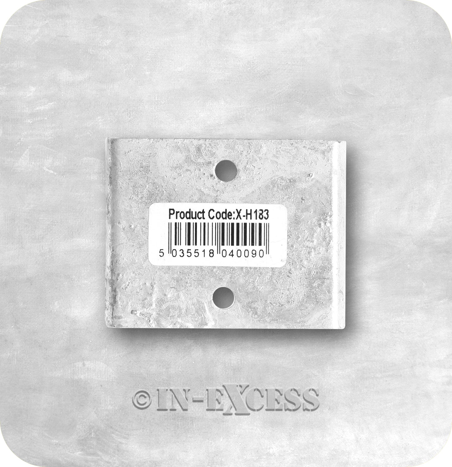 In-Excess Hardware Galvanised Fence Panel Fixing Fencing U-Clips - 55mm