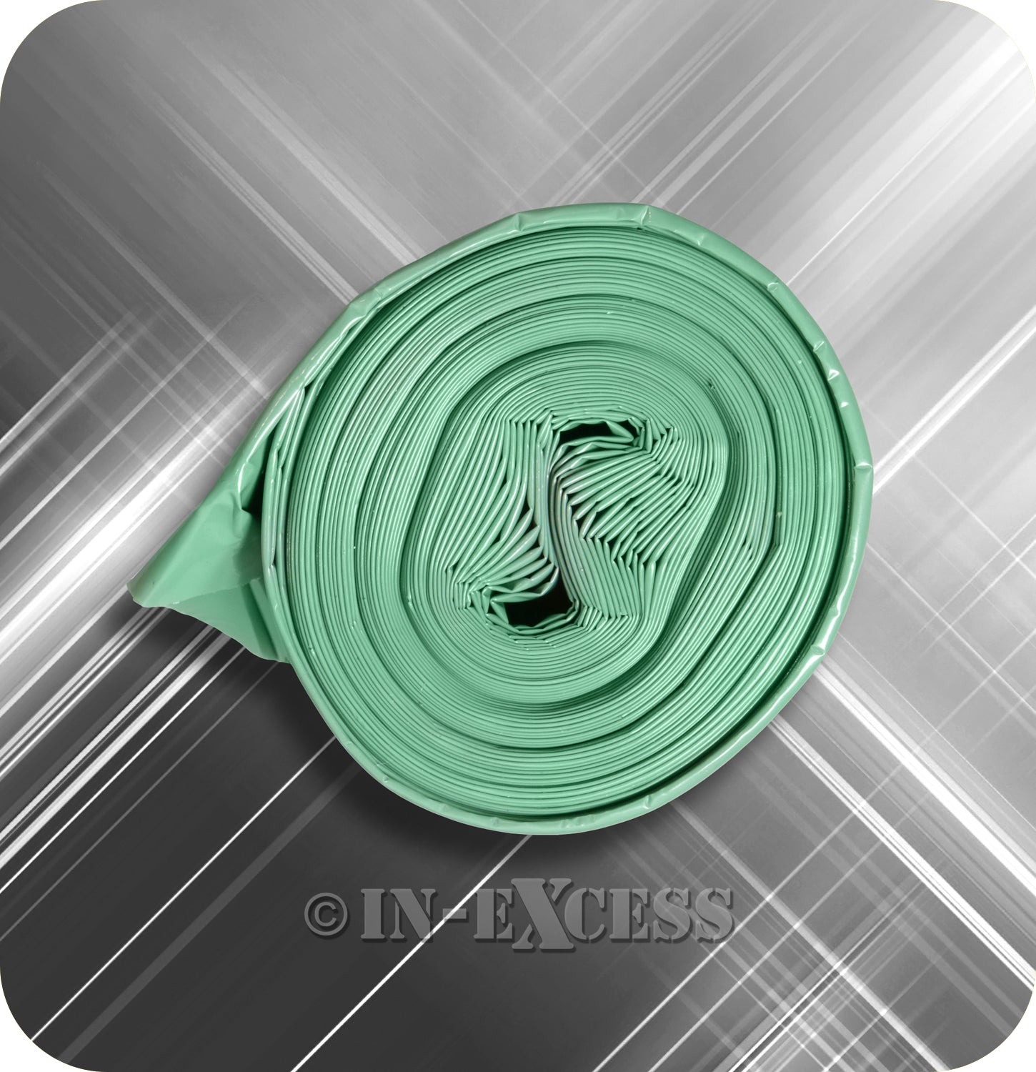 In-Excess Heavy Duty Recycled Green Garden Waste Sacks - Roll of 10 Sacks