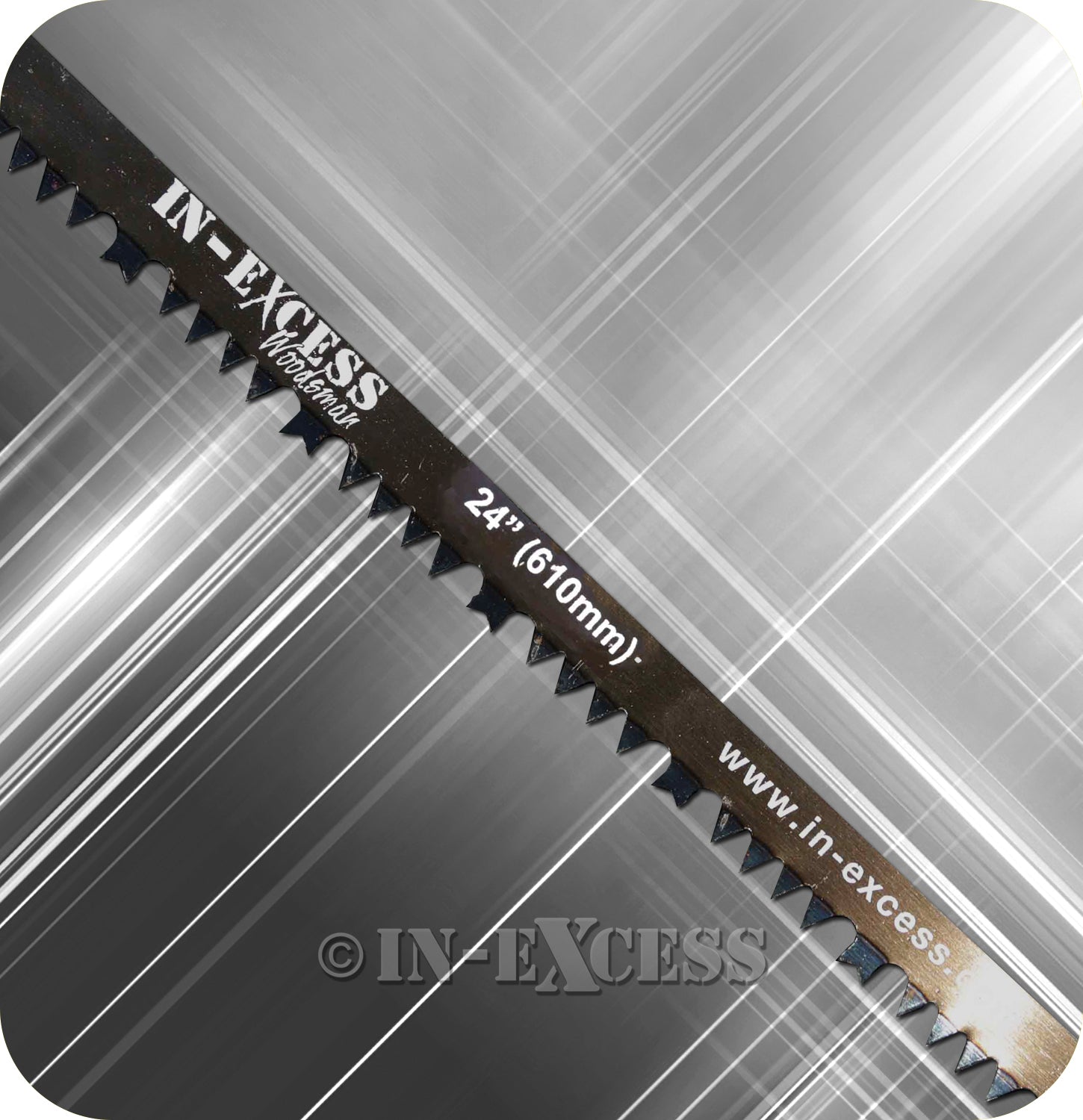 In-Excess Woodsman Durable Standard Bow Saw Replacement Blade - 533mm (21") & 610mm (24")
