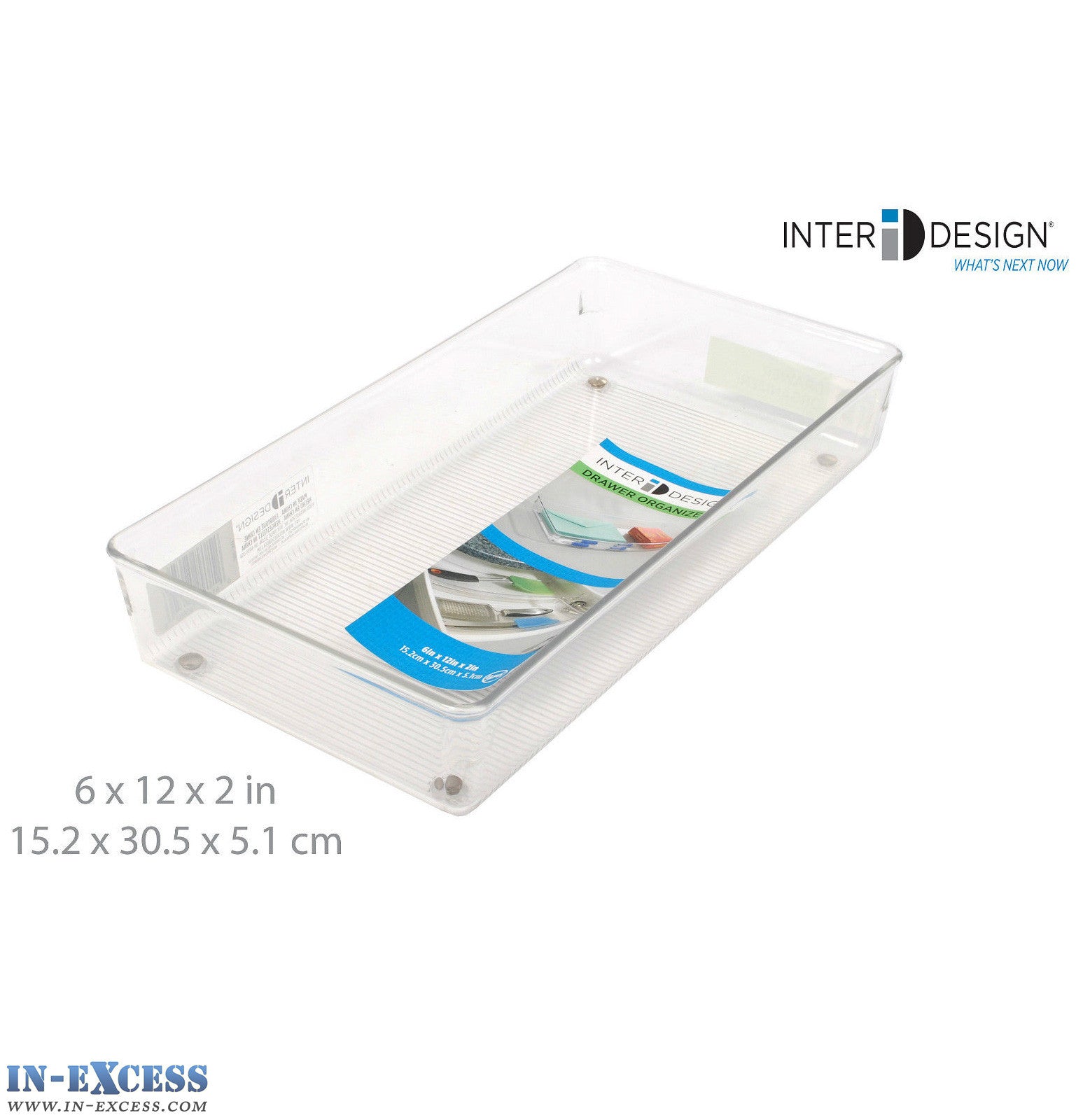 InterDesign Drawer Organiser Divided Drawer Tray for kitchen, Bathroom & Garage