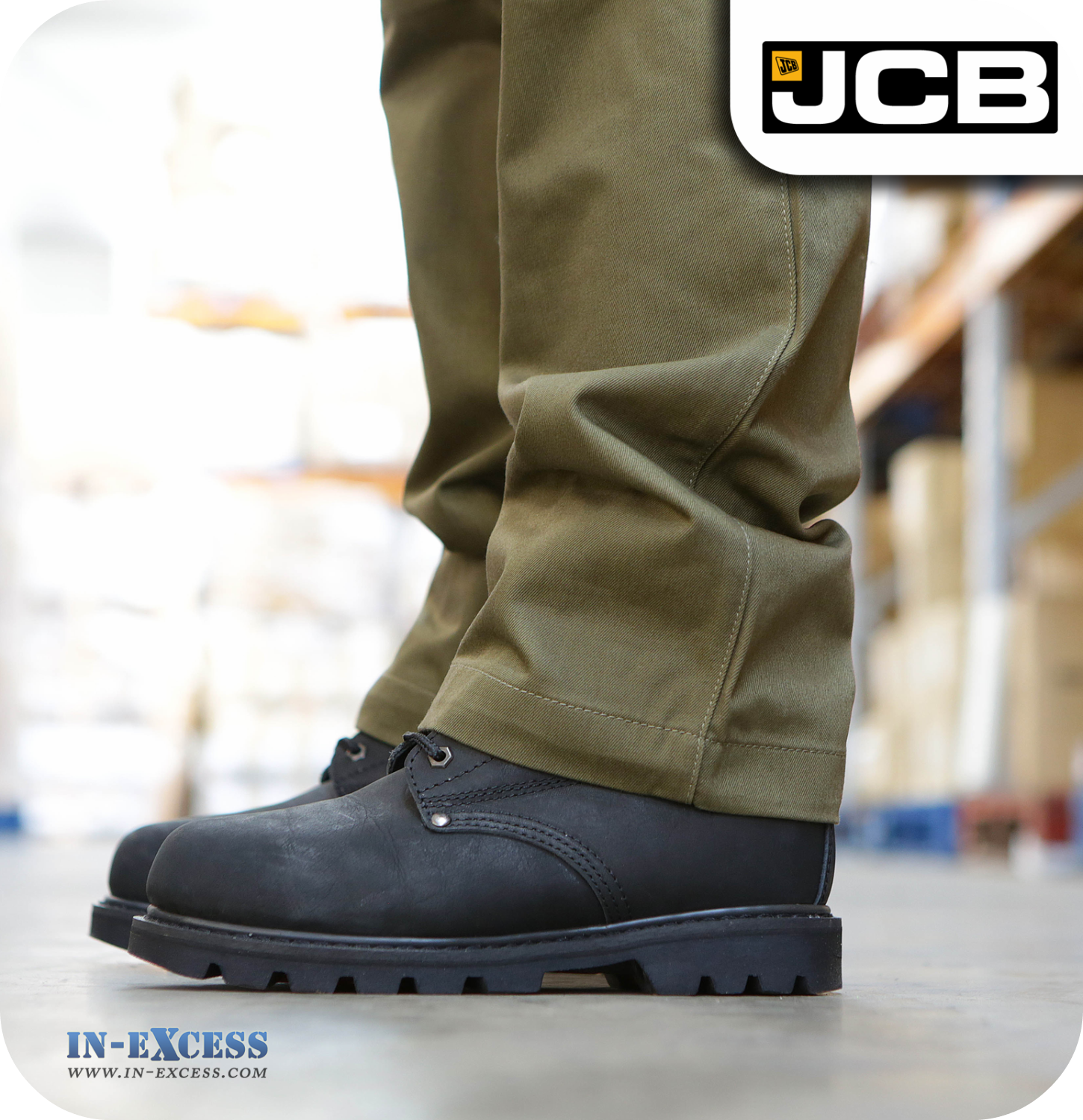 JCB Women's Workwear Trousers - Khaki Green (JA00024)