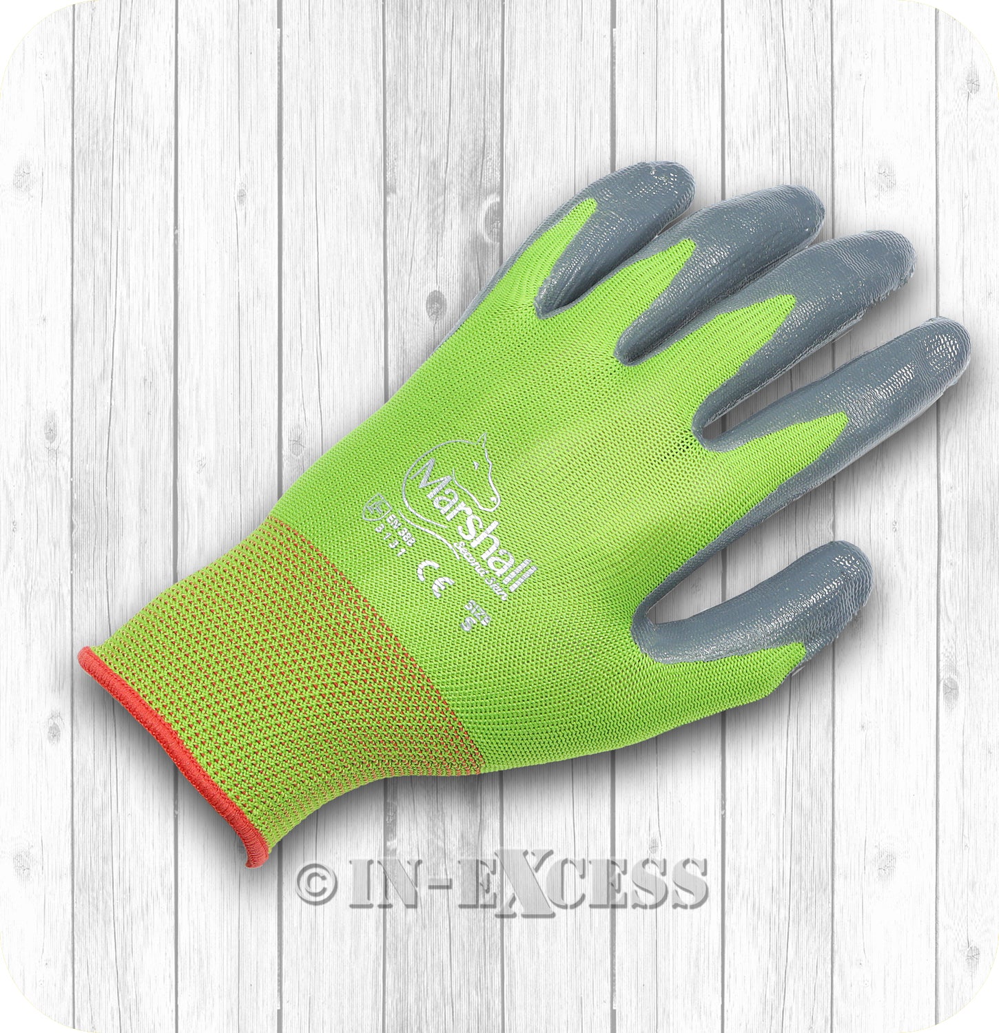 Marshall Second Skin Multi Purpose Stable Gardening Gloves - Green