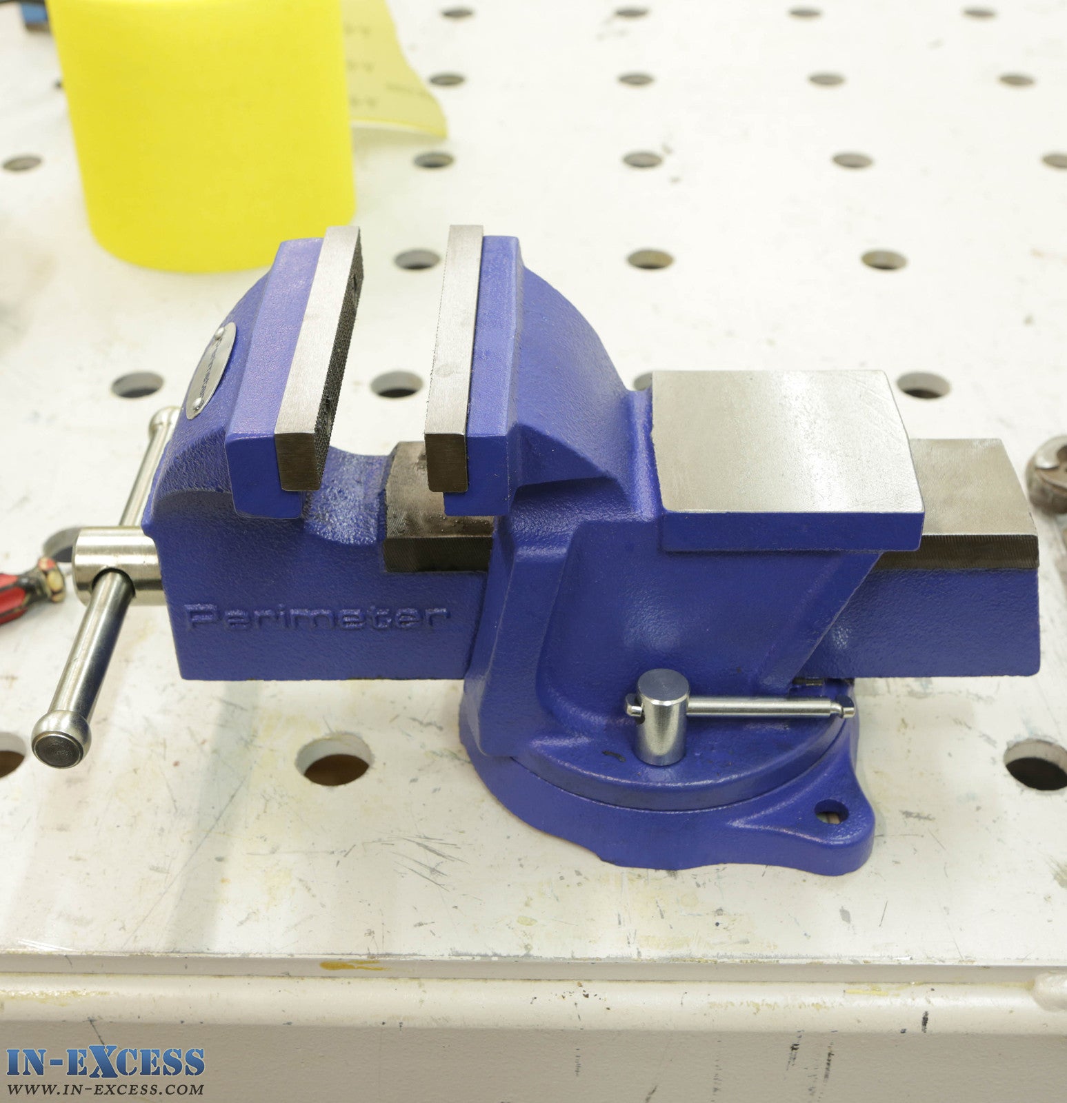 Perimeter 4" Machine Bench Vice 100mm Heavy Duty Cast Iron Swivel Base