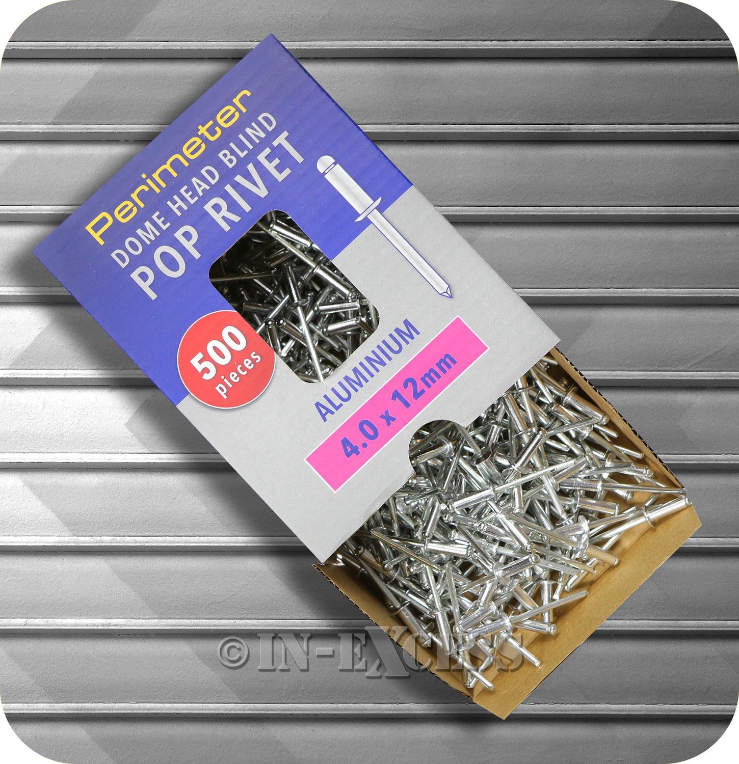 Perimeter Dome Head Aluminium Pop Blind Rivets Boxed - 4.0mm x 12mm