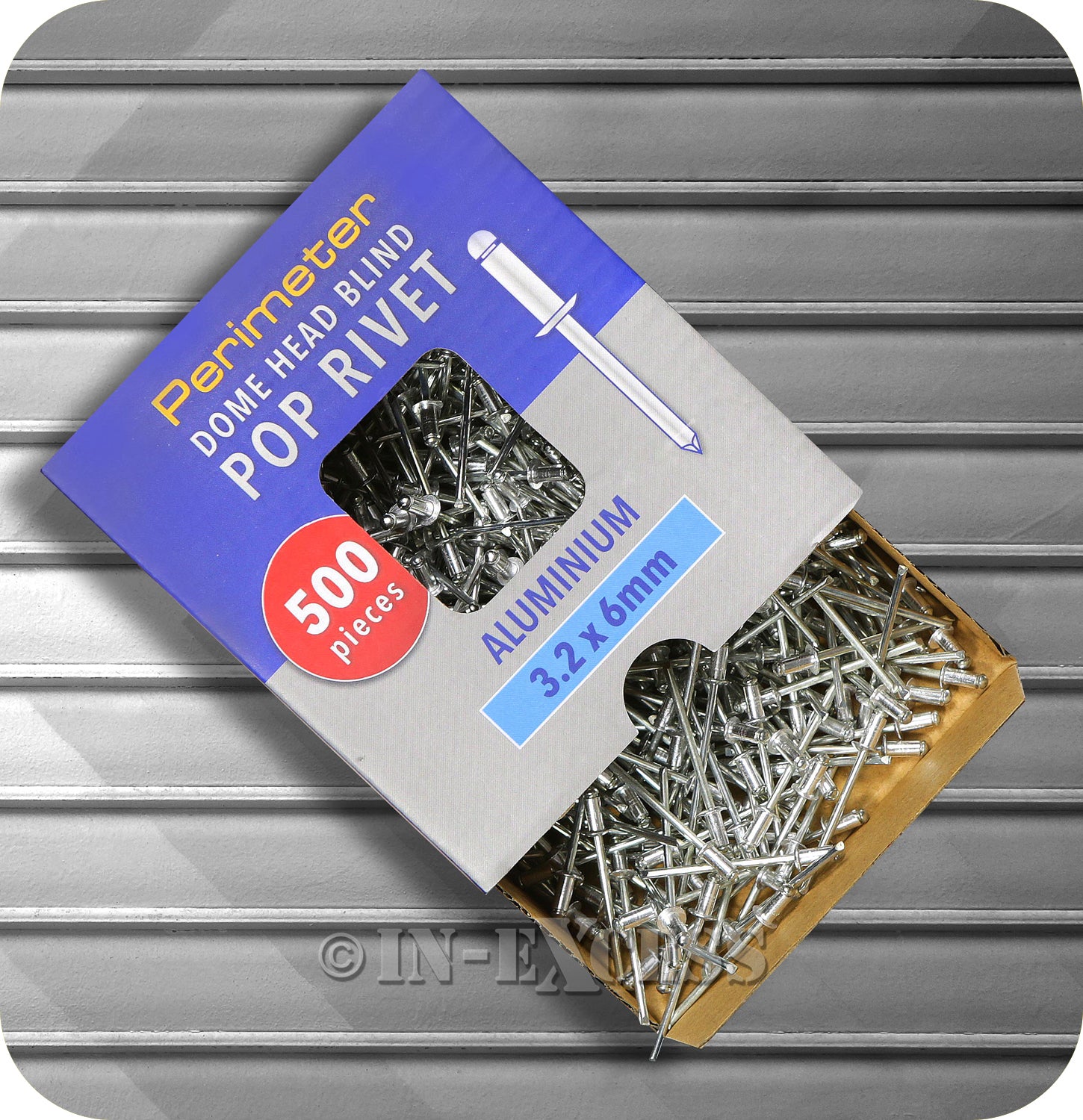 25 Pcs Aluminum Pop Rivets 1/4 x 1/2 Dome Head Blind 8-8 Gap .376