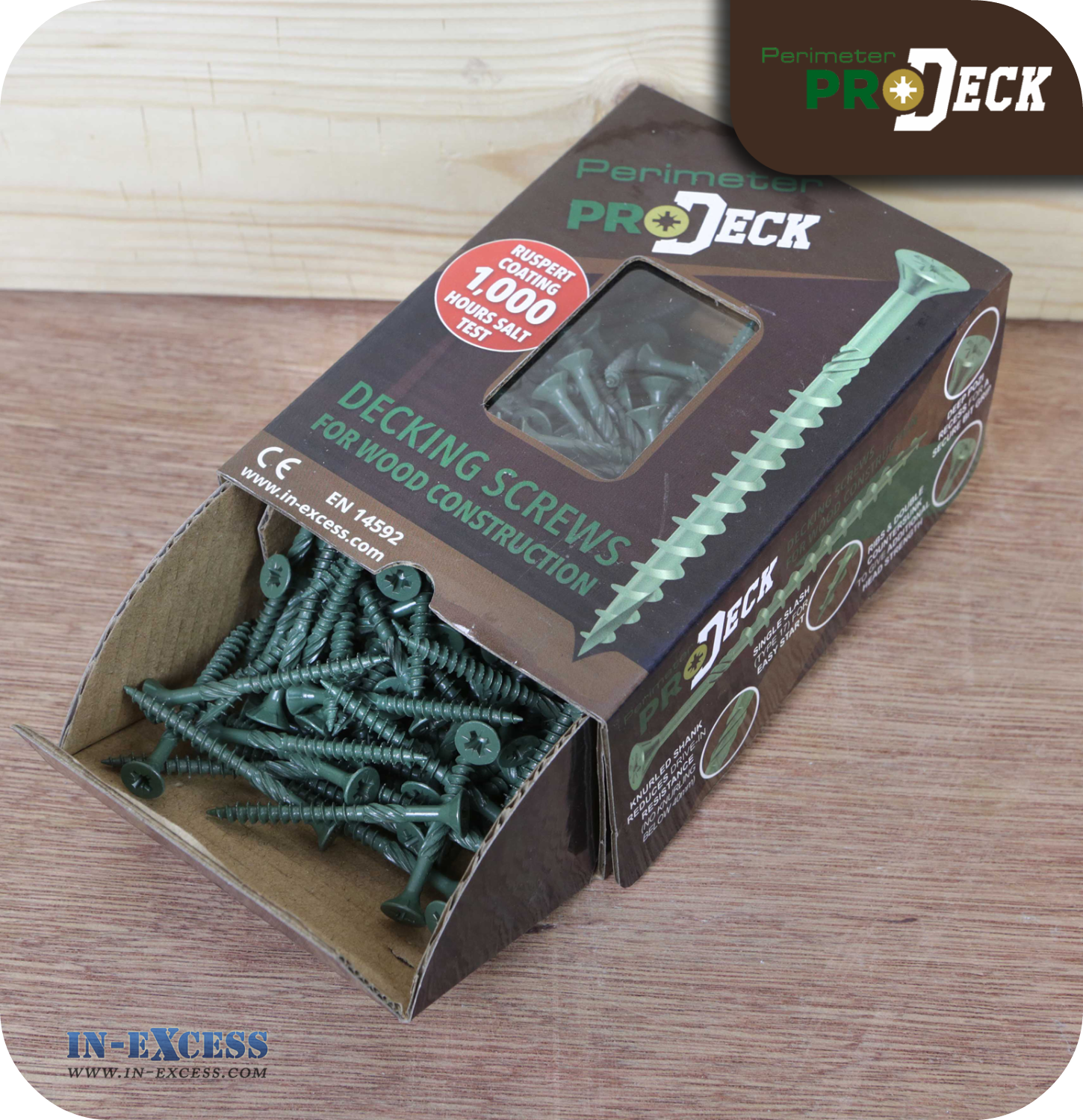 Perimeter ProDeck Decking Screws 4.5 x 50mm - Pack of 200