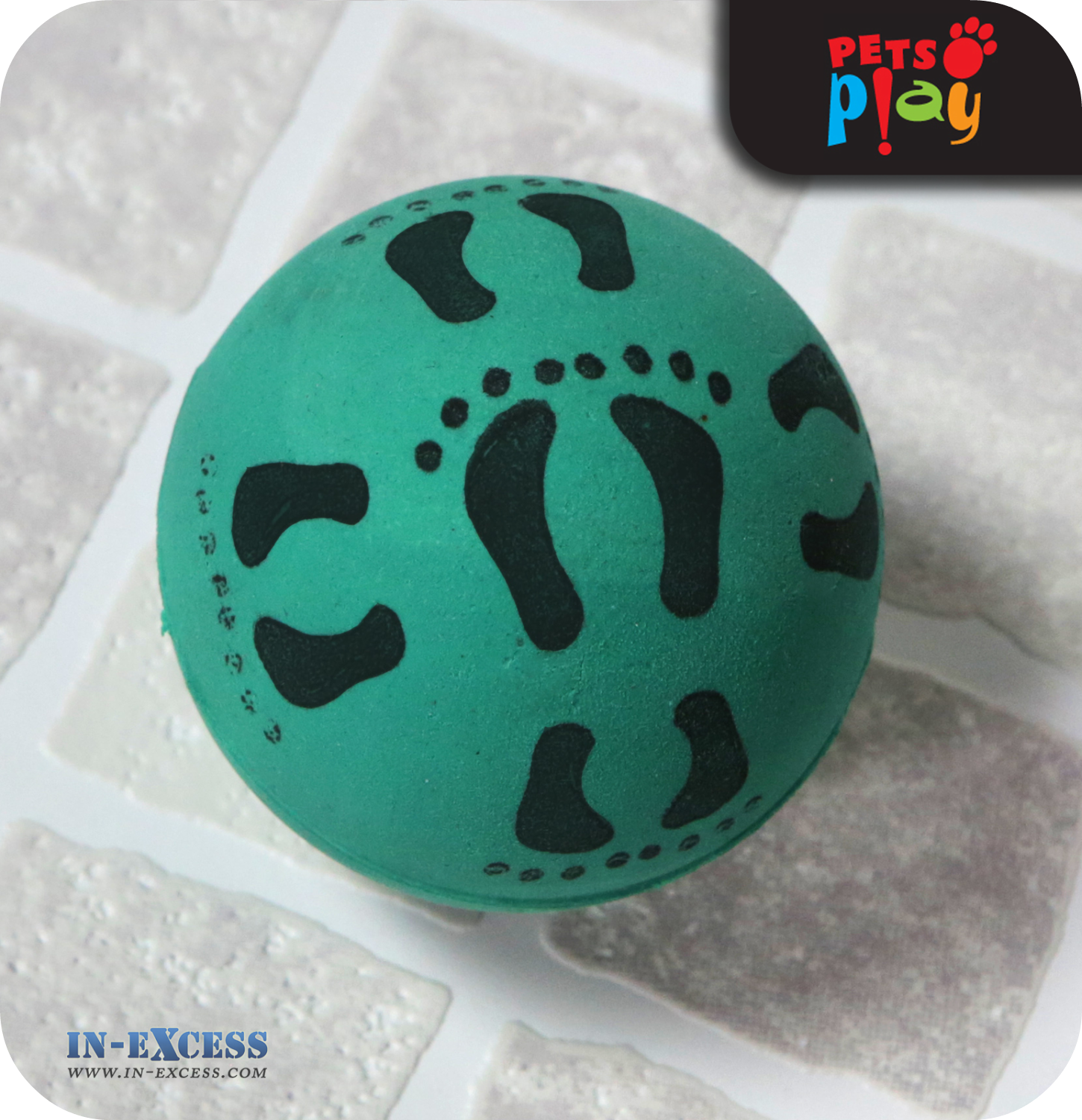 Pets Play Bouncy Rubber Balls - Pack of 2