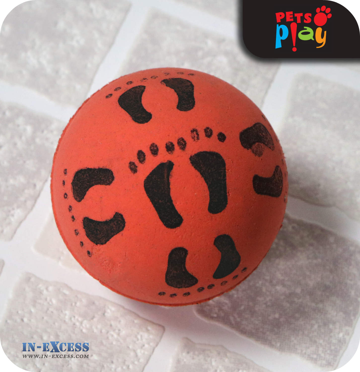 Pets Play Bouncy Rubber Balls - Pack of 2