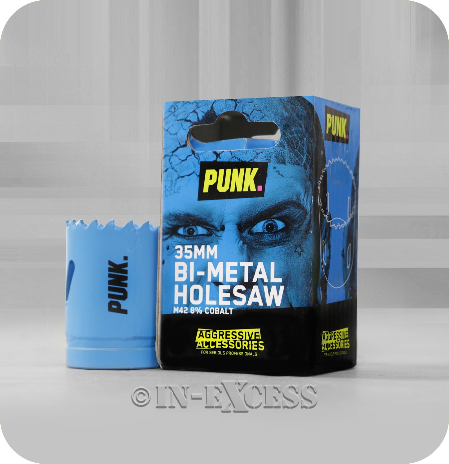 Punk Power Tool Accessories Bi-Metal Cobalt Holesaw Bit - 35mm (1 3/8")