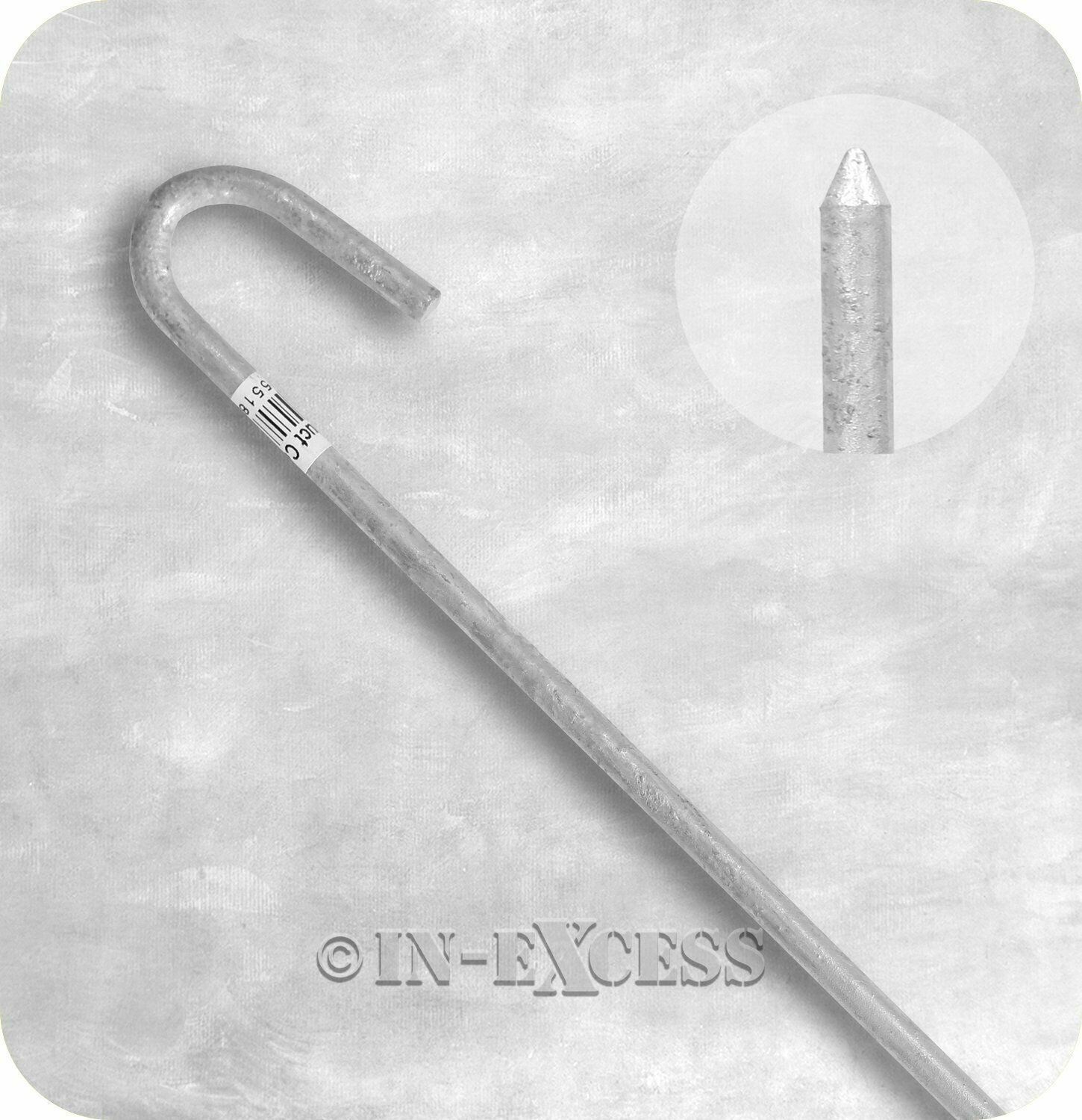 Heavy Duty Galvanised Rabbit Netting / Tent Pegs 12"/300mm (XH109)