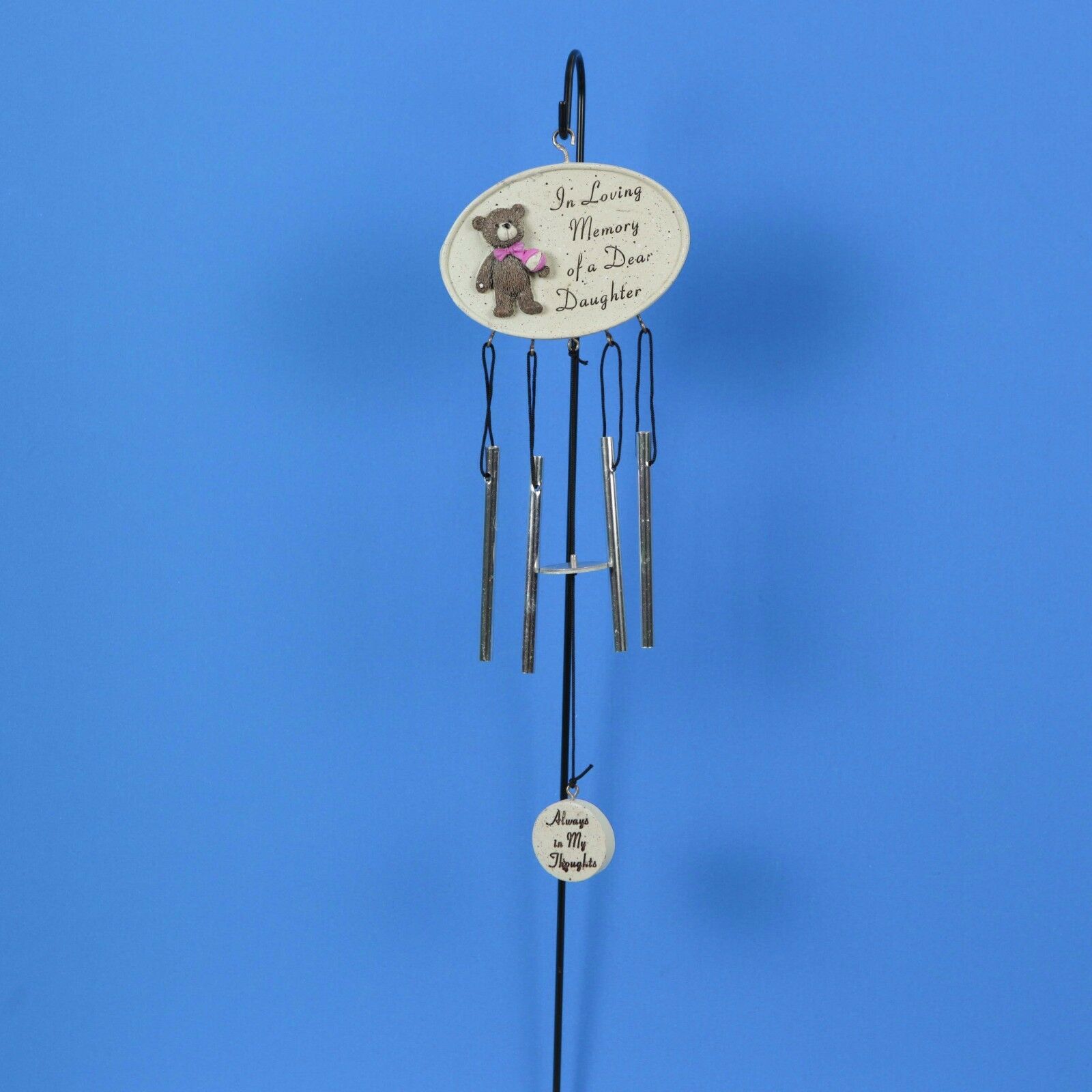David Fischhoff Grave Memorial Wind Chime Stone Ornament - Daughter
