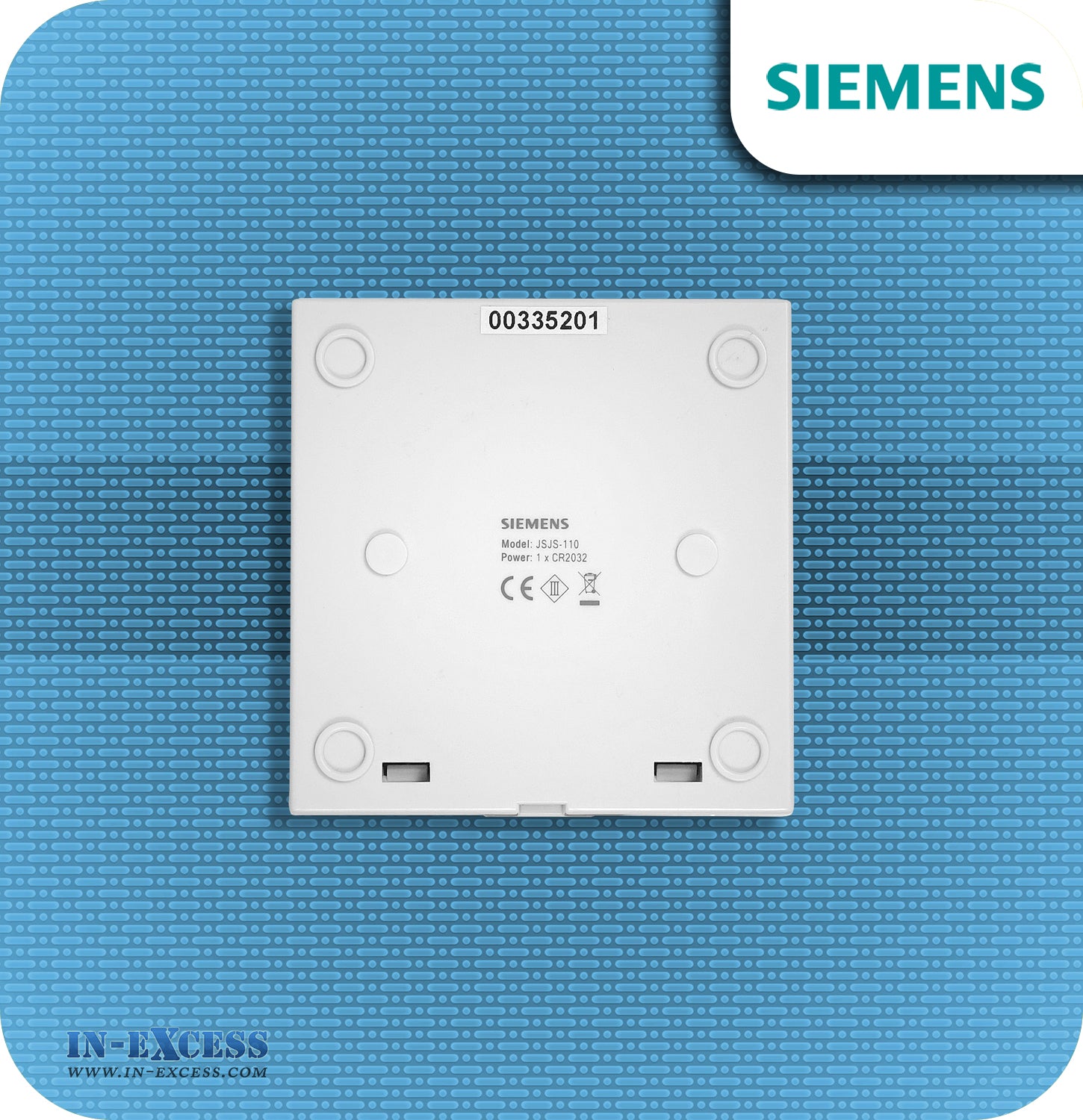 Siemens Bell Push Wirefree Stainless Steel Effect Doorbell - JSJS-110 (DCBP8)