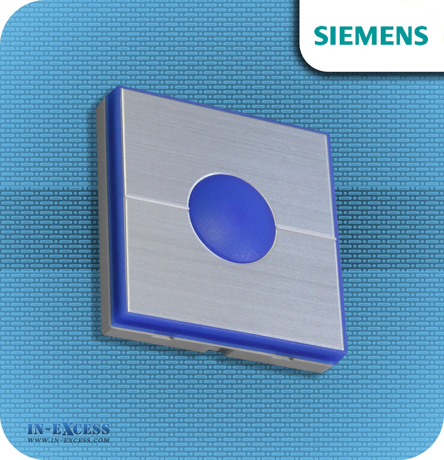 Siemens Bell Push Wirefree Stainless Steel Effect Doorbell - JSJS-110 (DCBP8)