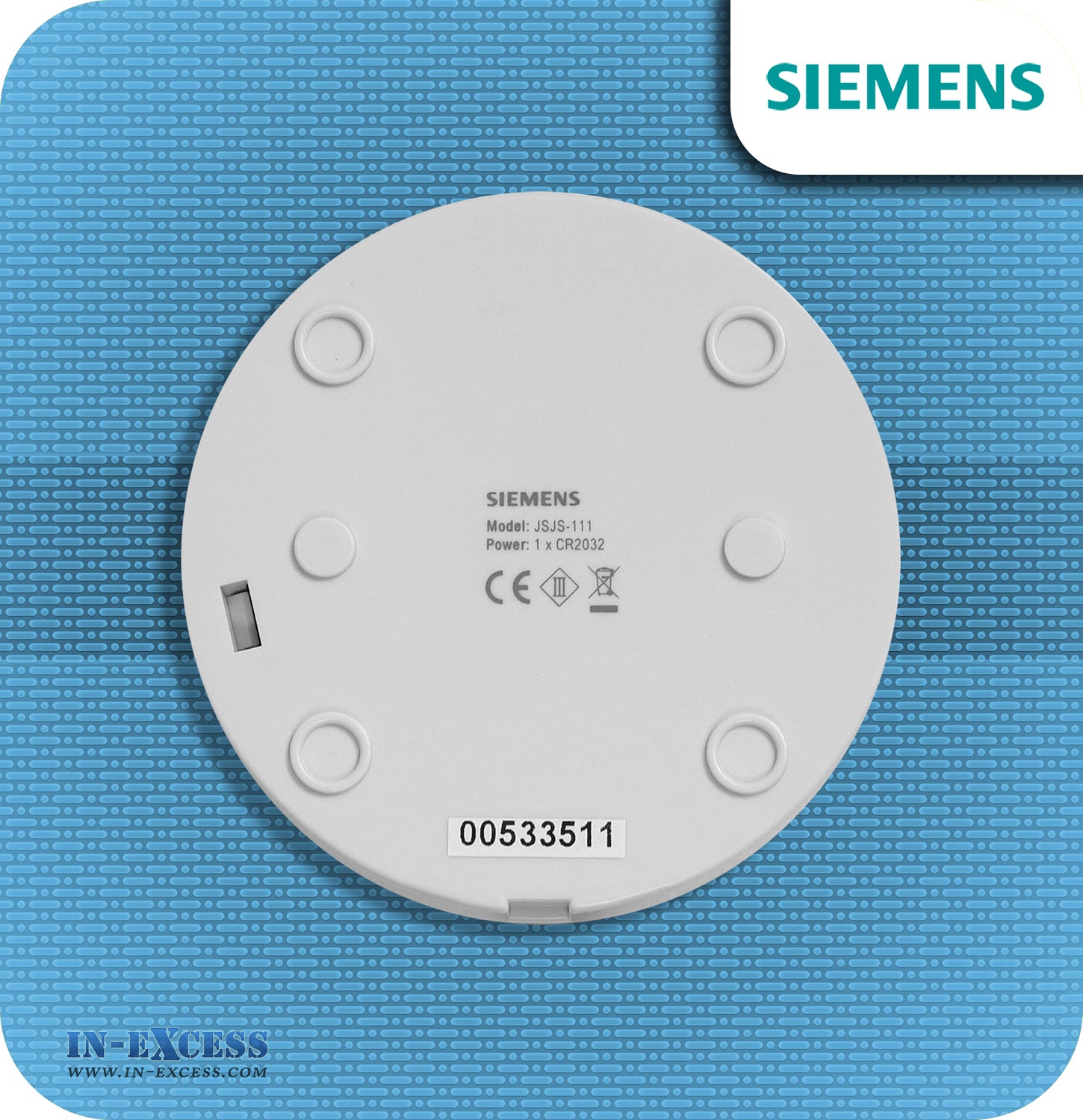 Siemens Bell Push Wirefree Brass Effect Circular Door Bell Push - JSJS-111 (DCBP9)