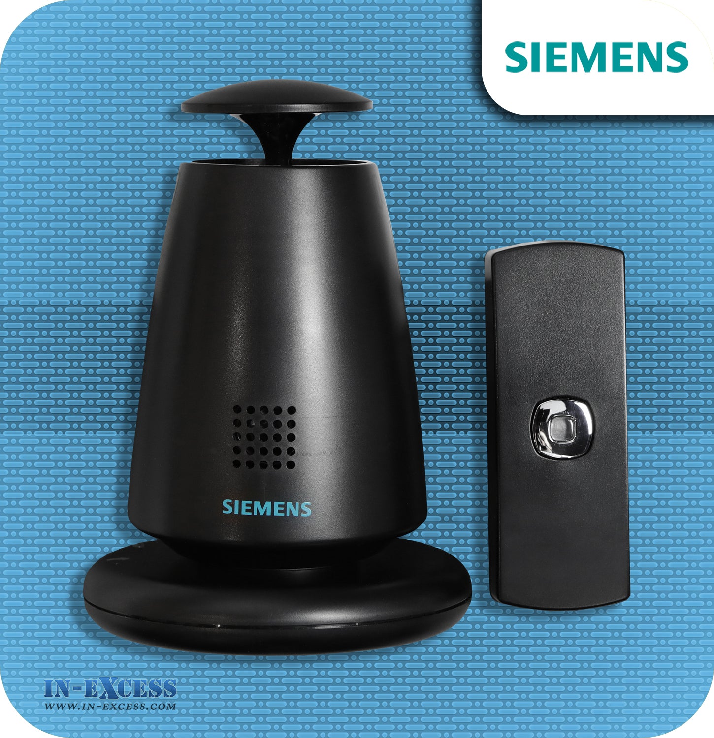Siemens Revive Wirefree Portable Door Bell Chime Kit JSJS-209 - With JSJS-104B Bell Push