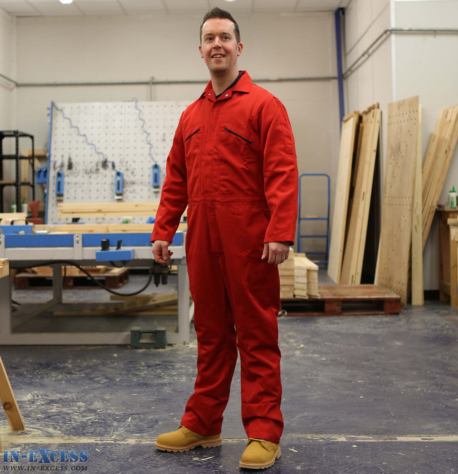 Stormchaser 9oz Klopman Overalls Red