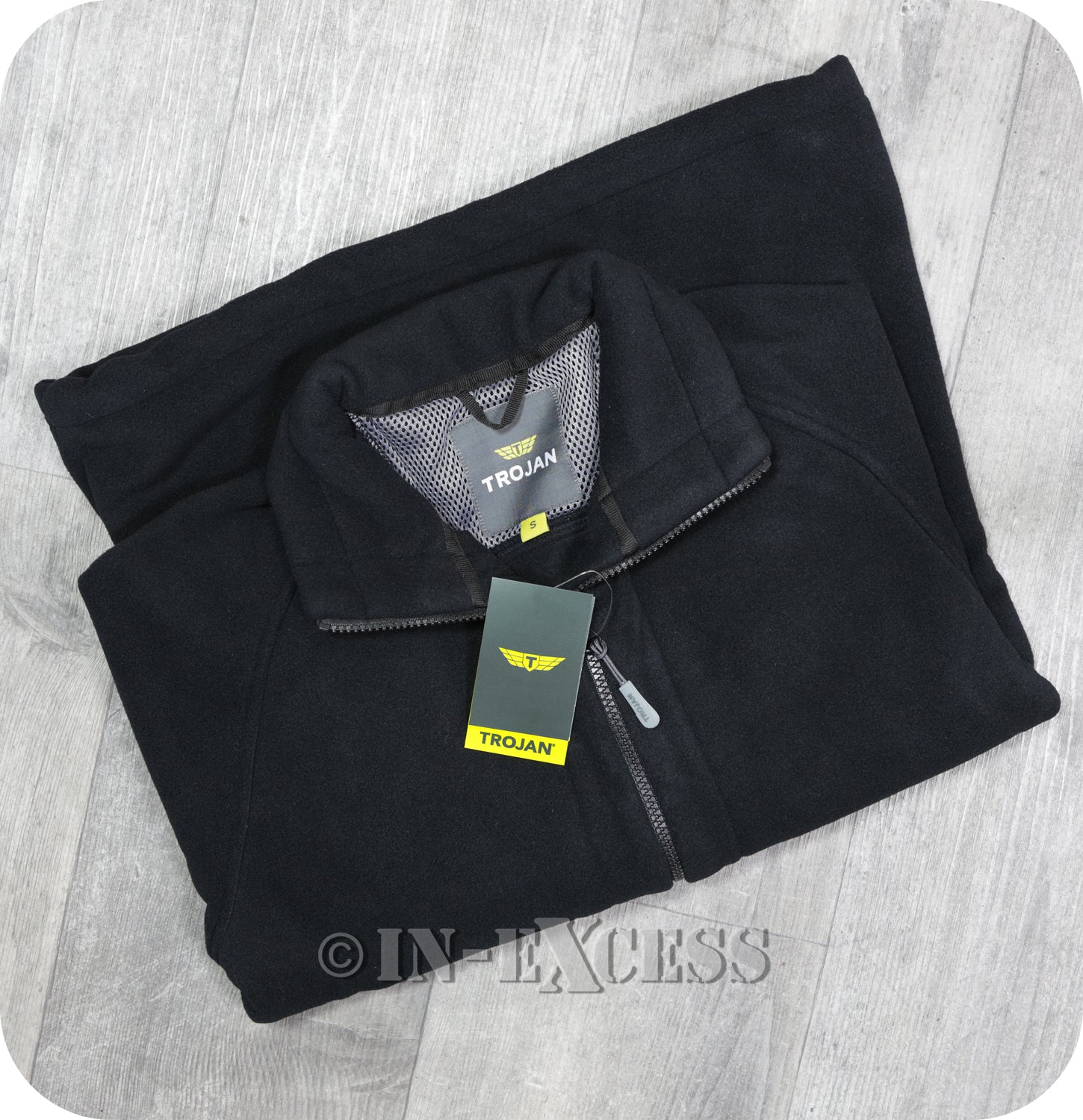 Trojan Ladies Glacier Winter Fleece Walking Jacket - Black