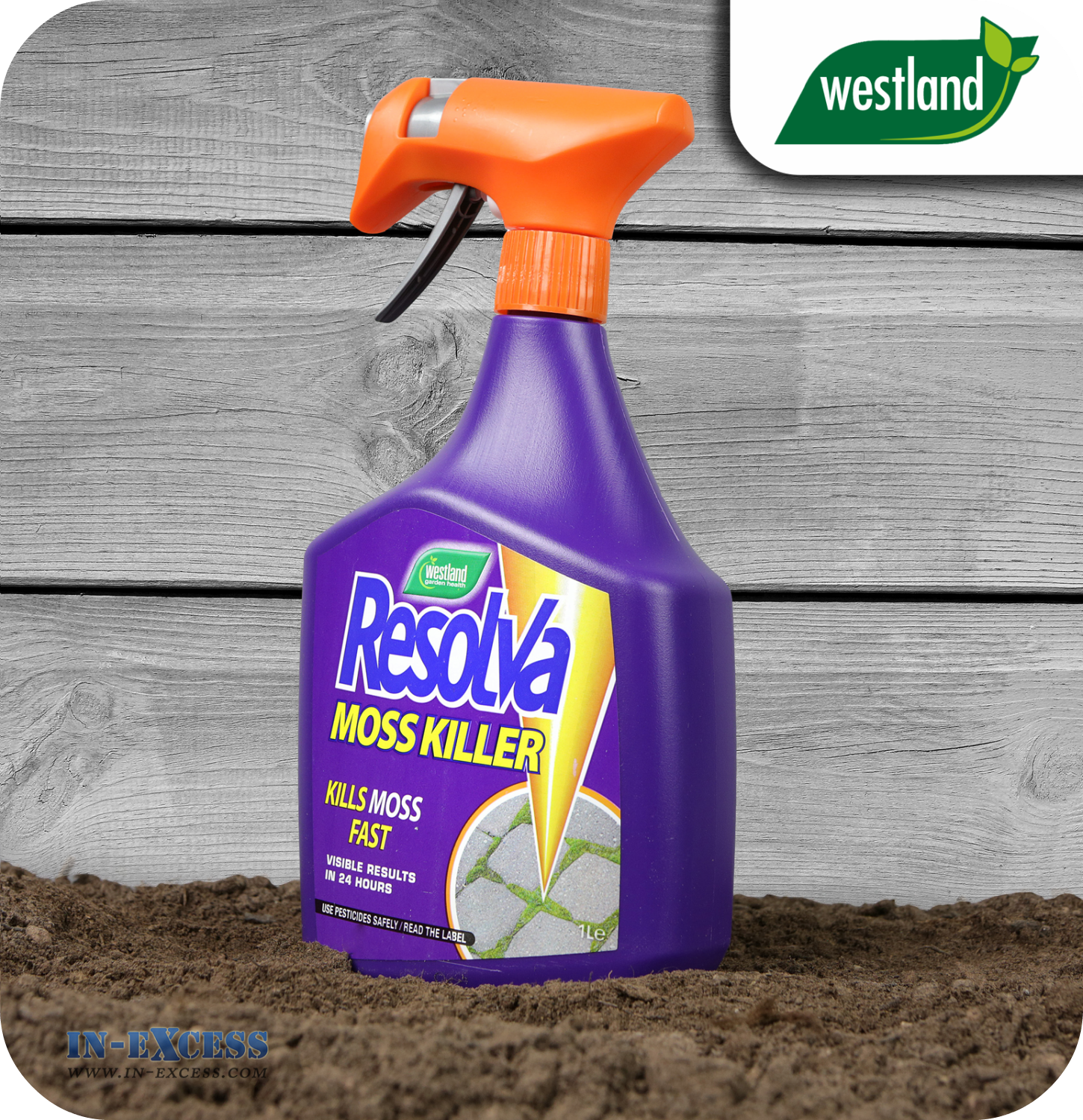 Westland Resolva Moss Killer Spray - 1 Litre