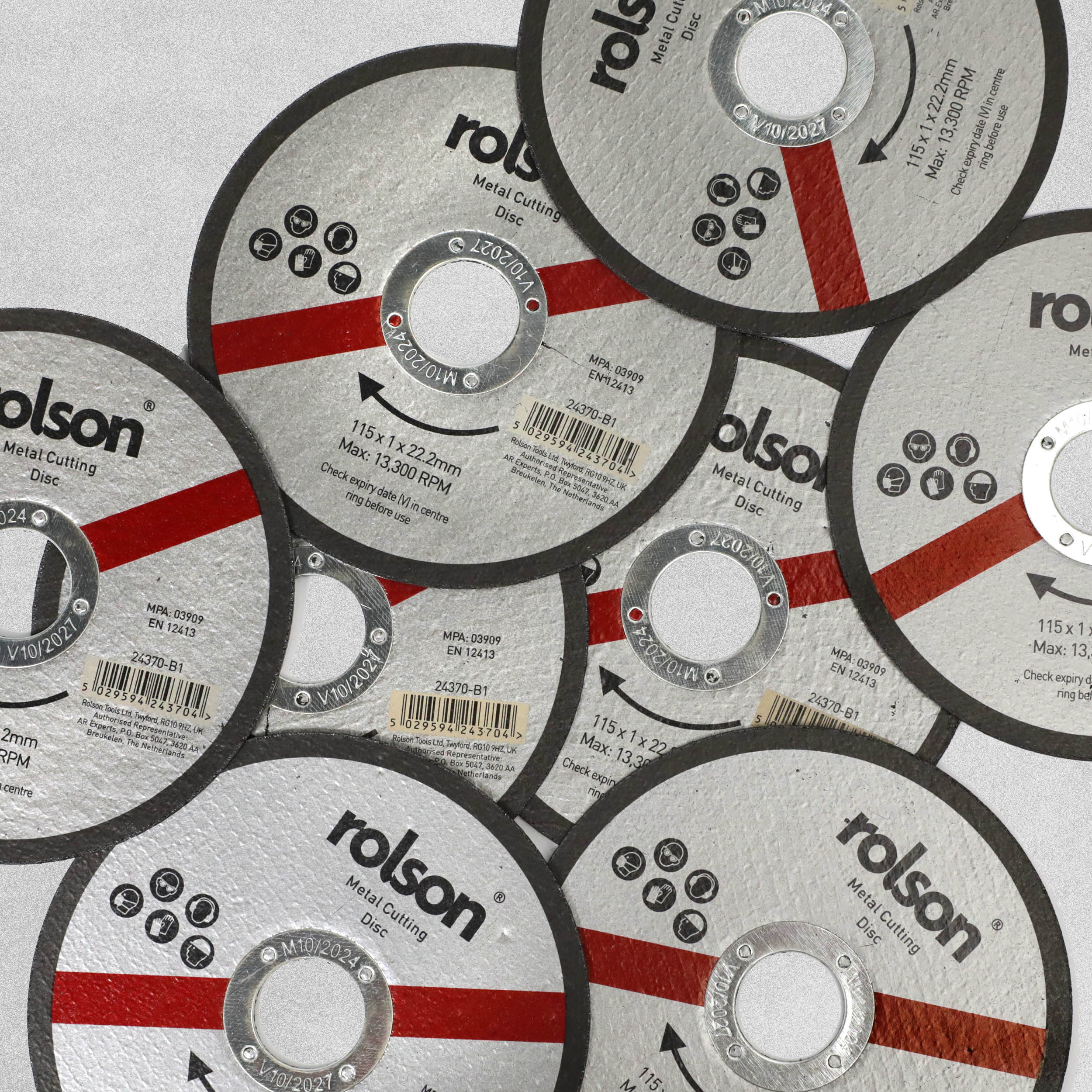 Rolson Metal Cutting Discs - 10pcs