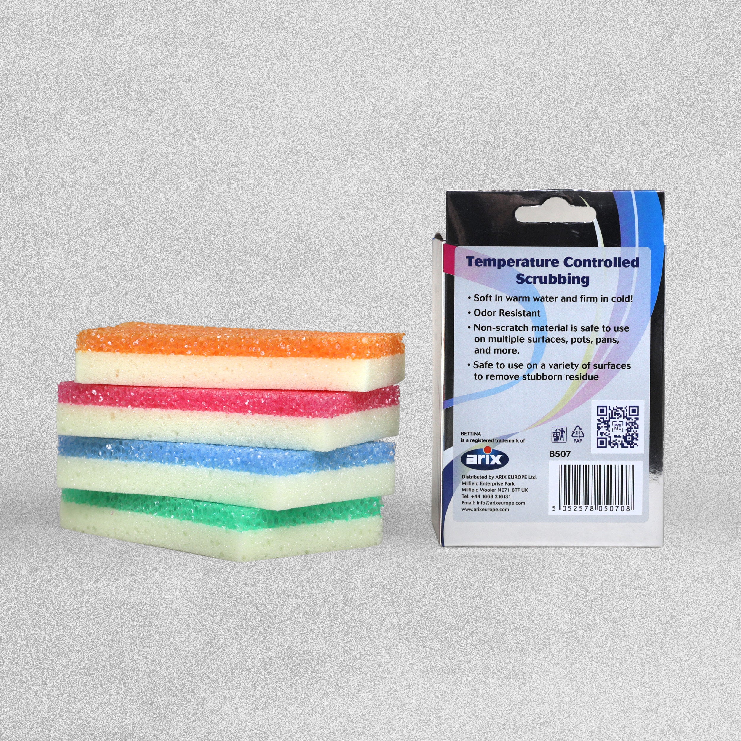 Bettina Smiley Dual Sided Wonder Scrubb Sponges - Pack of 4