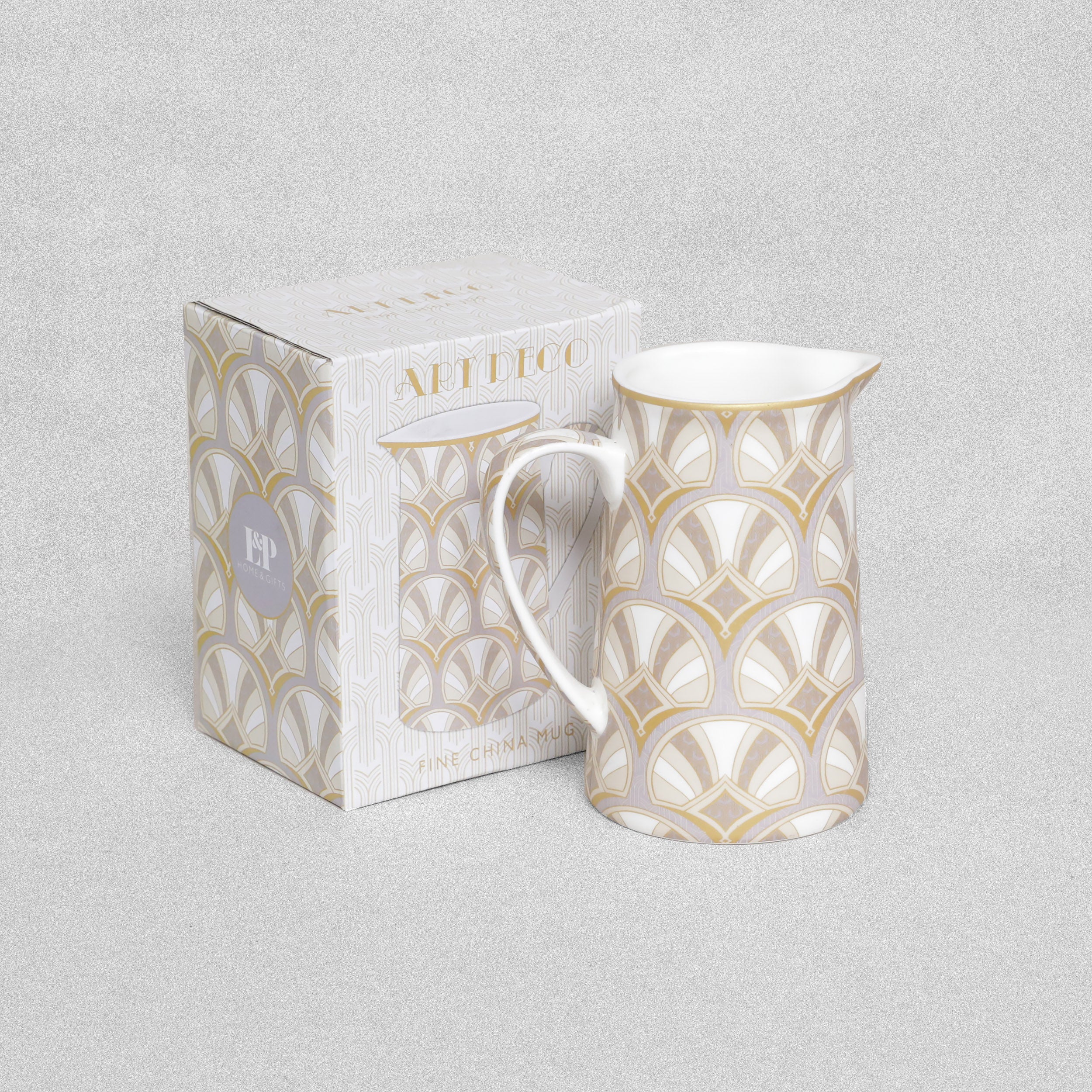 Art Deco Fine China Jug - Various Colours Available