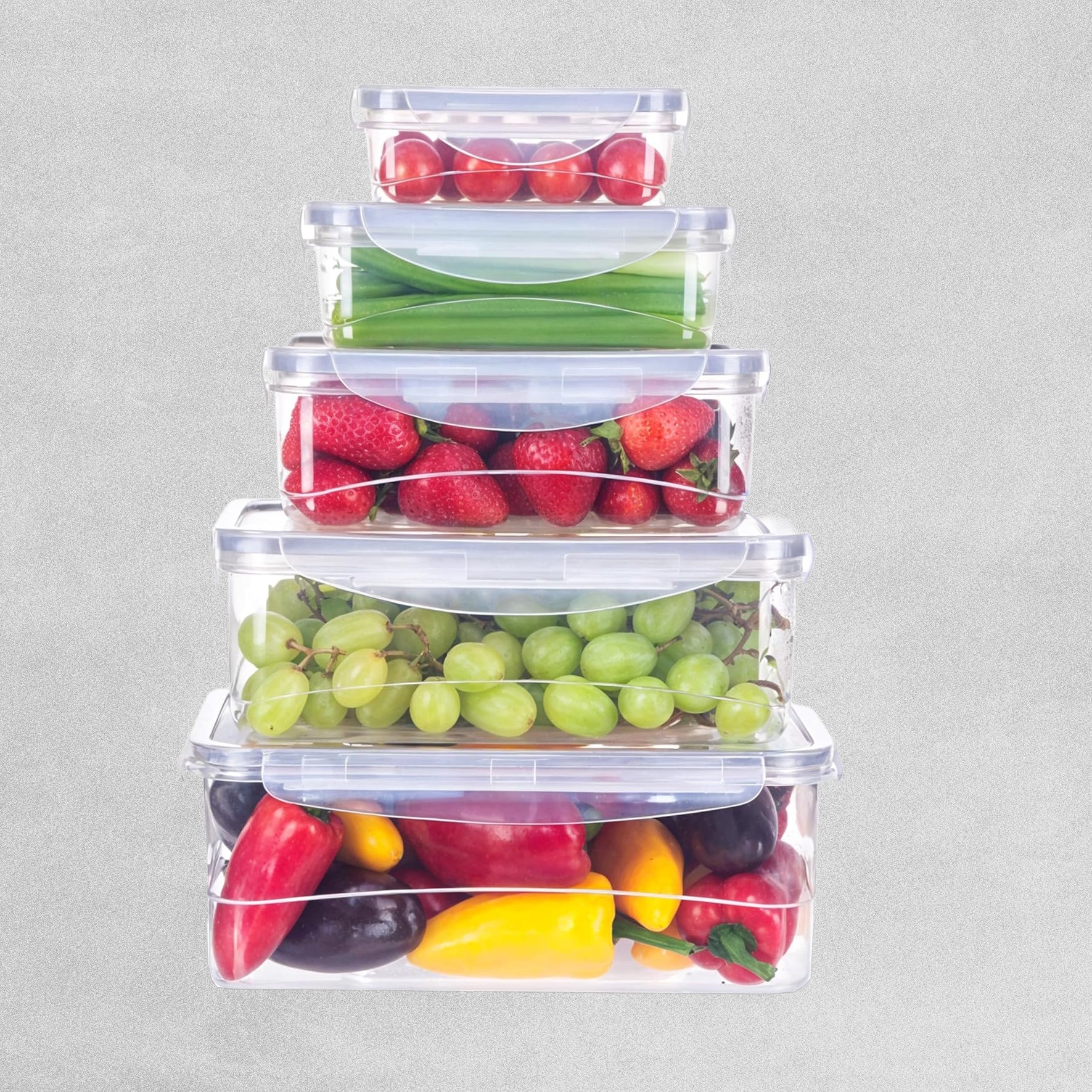 Creative Kitchen Snap & Lock Kitchen Storage Lunch Box - 5 Piece