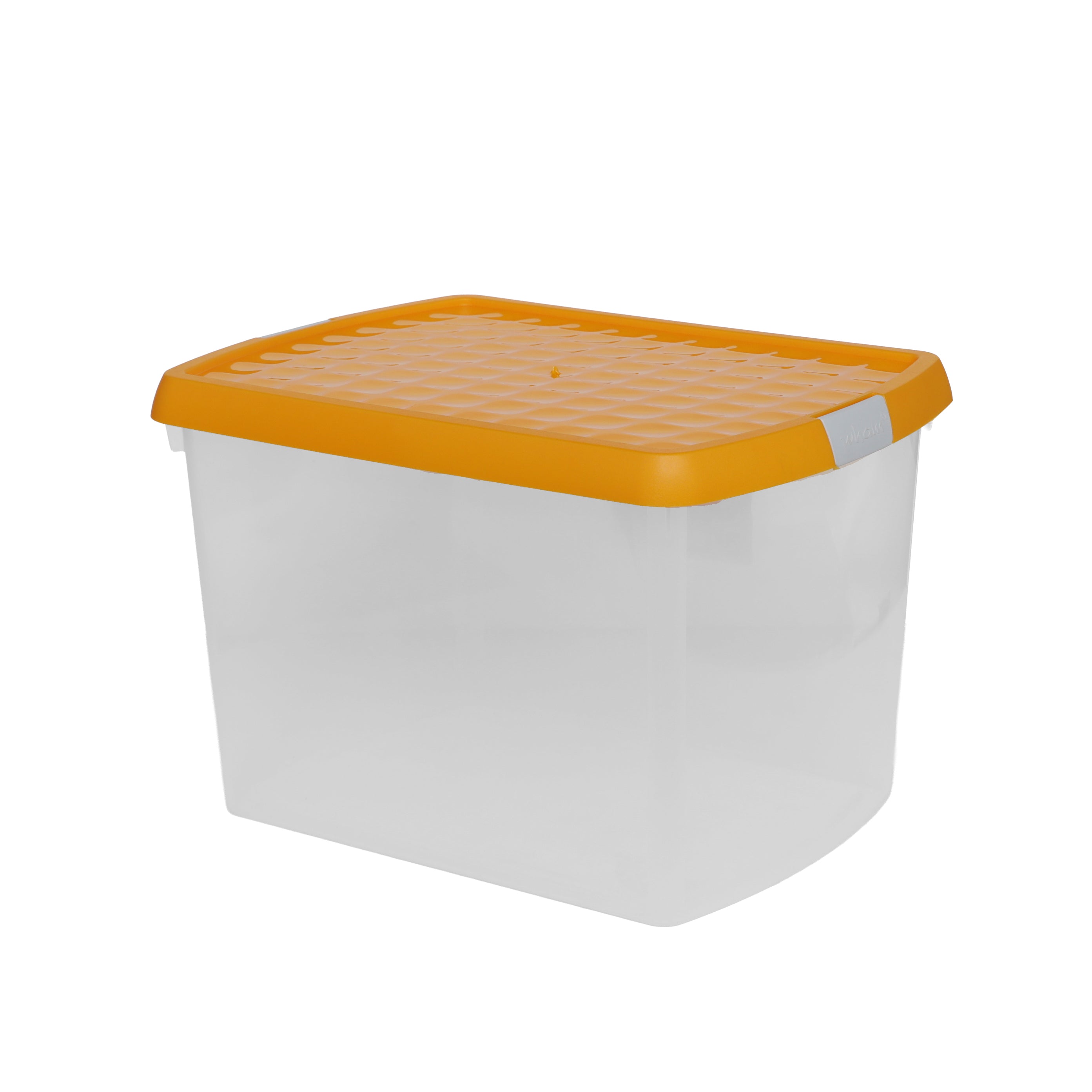 Wham Clip Rectangle Storage Box With Lid - 21.5L - 8.02 various Lid Colours