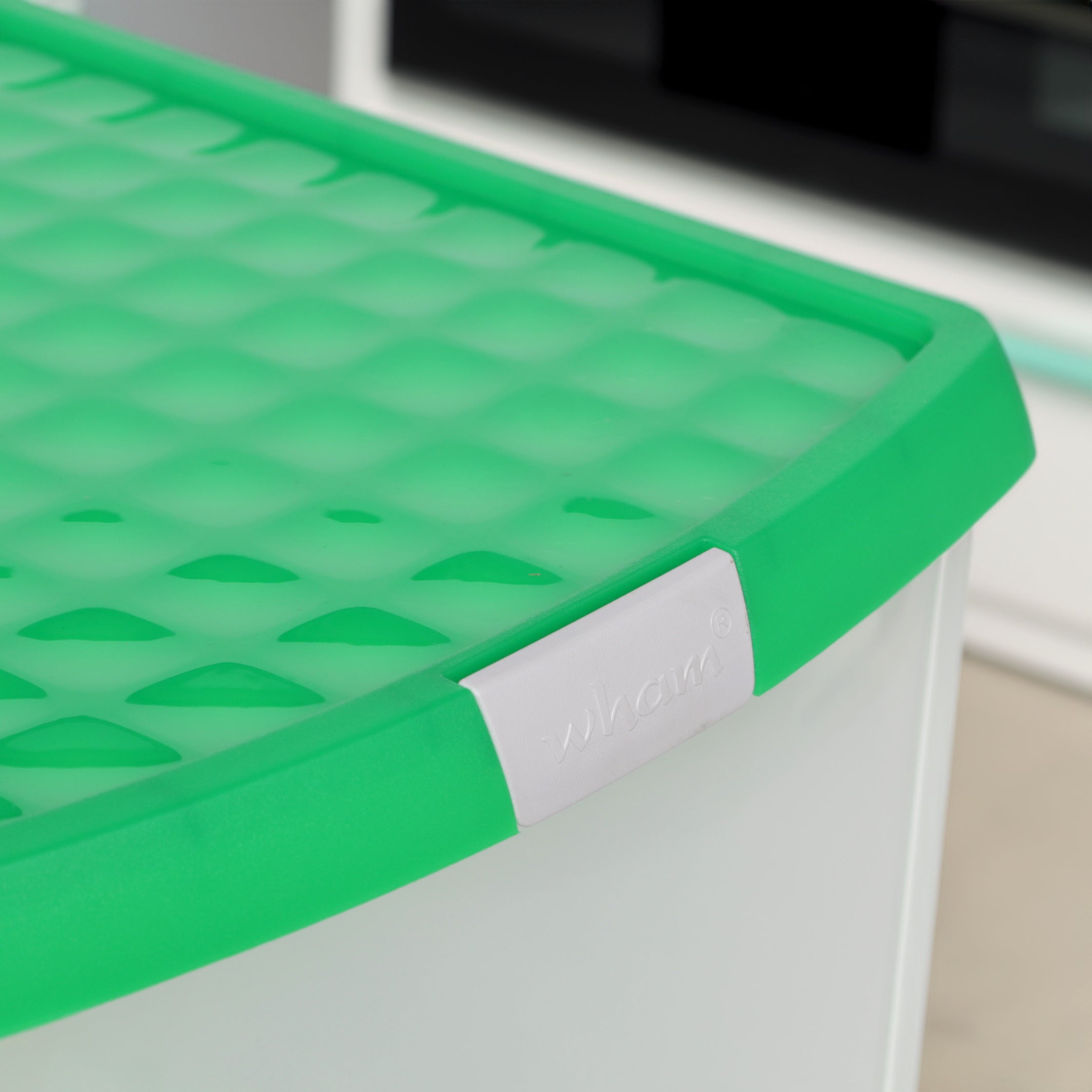 Wham Clip Rectangle Storage Box With Lid - 21.5L - 8.02 various Lid Colours