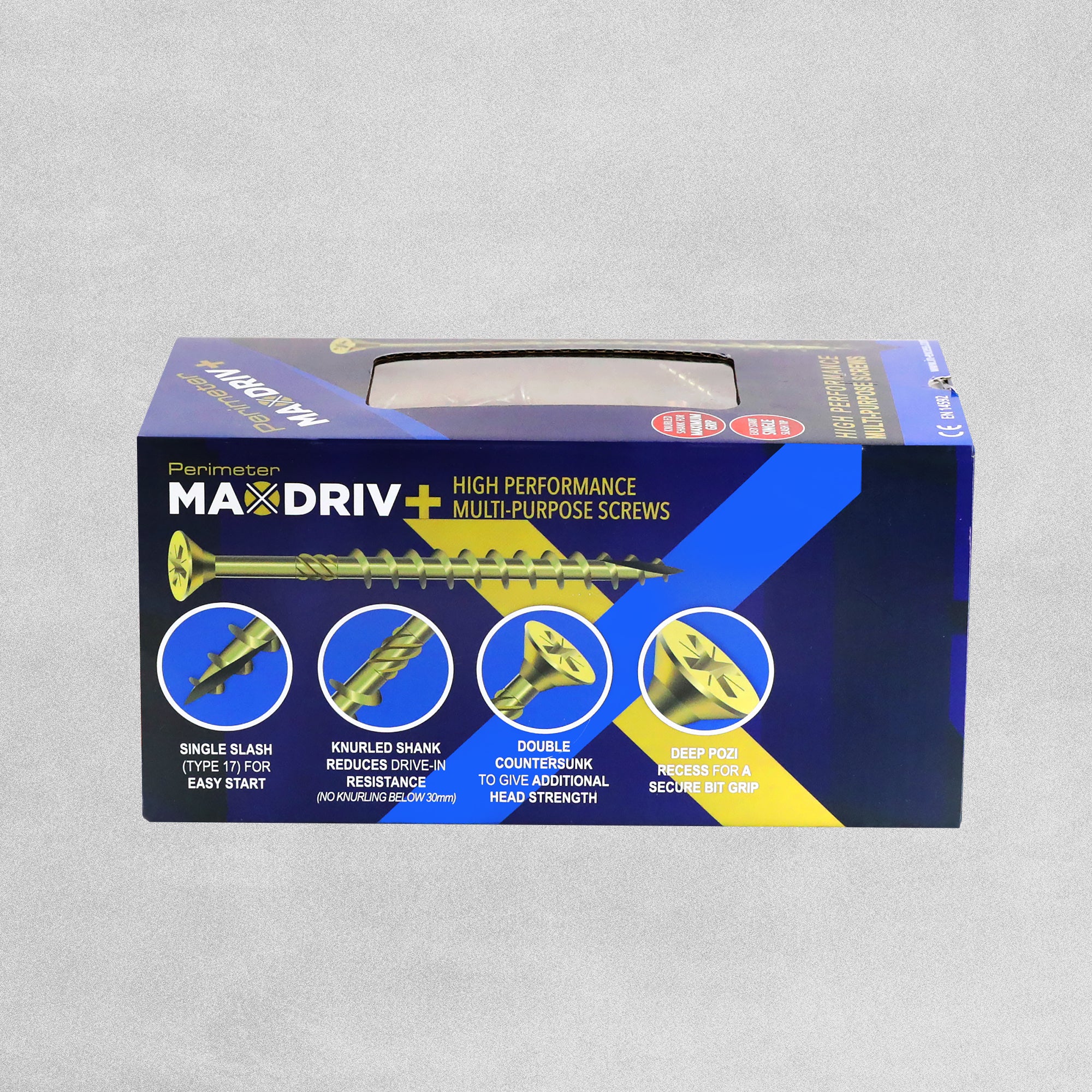 Perimeter MaxDriv Traditional Multi Purpose Screws 4.0 x 60mm - Pack of 200