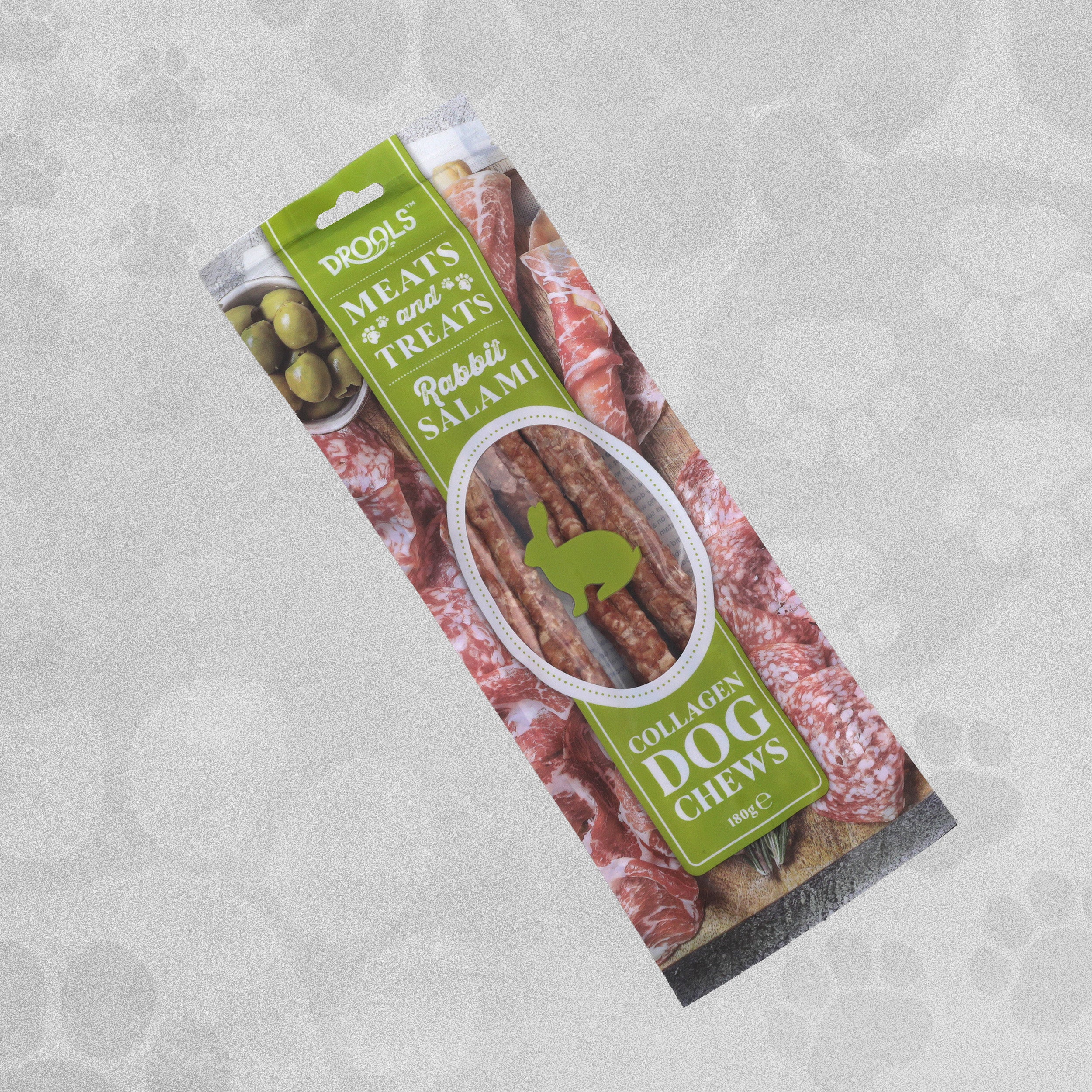 Drools Meats and Treats Salami Collagen Dog Chews 180g Various Flavours