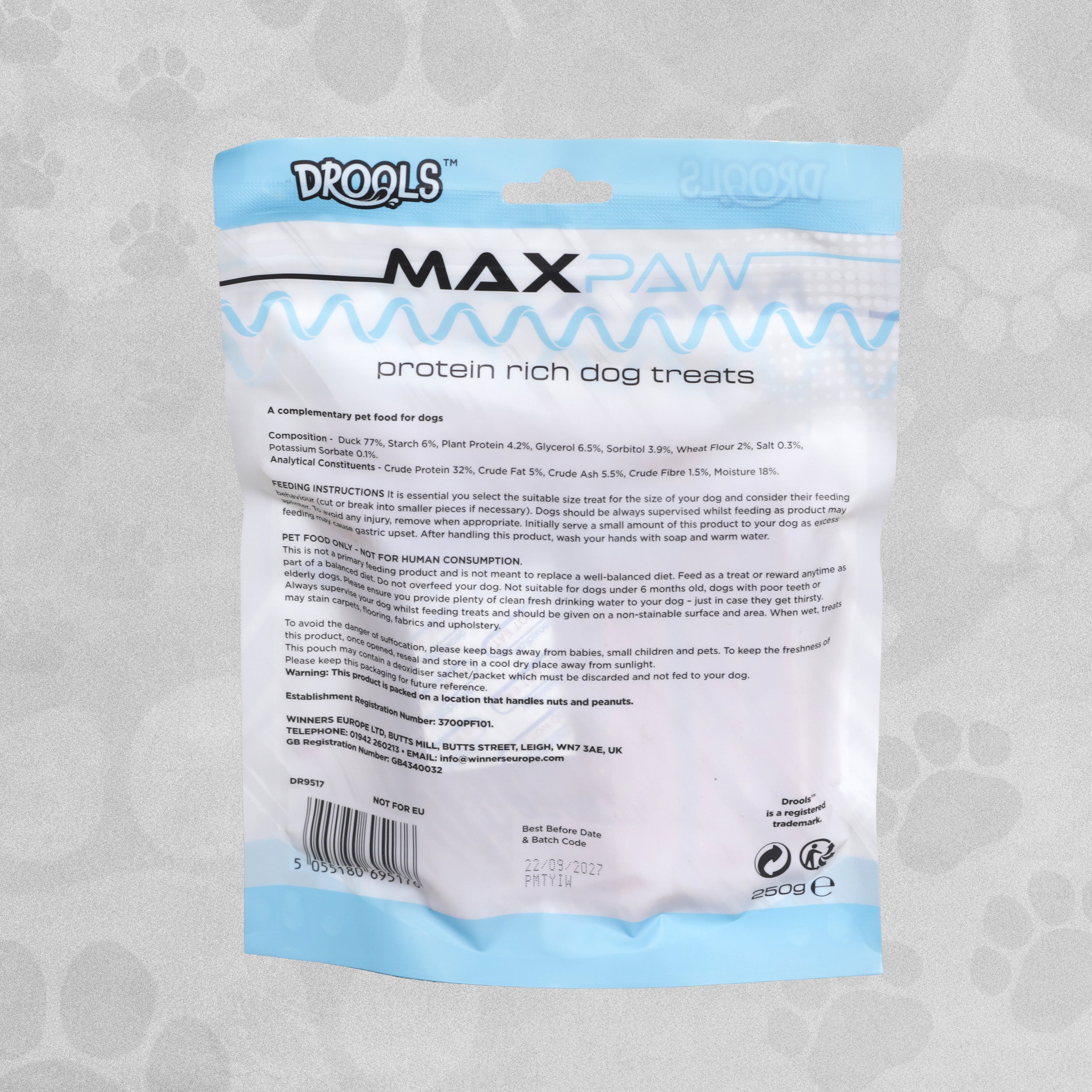 Drools Protein Rich Dog Treats 250g Various Flavours