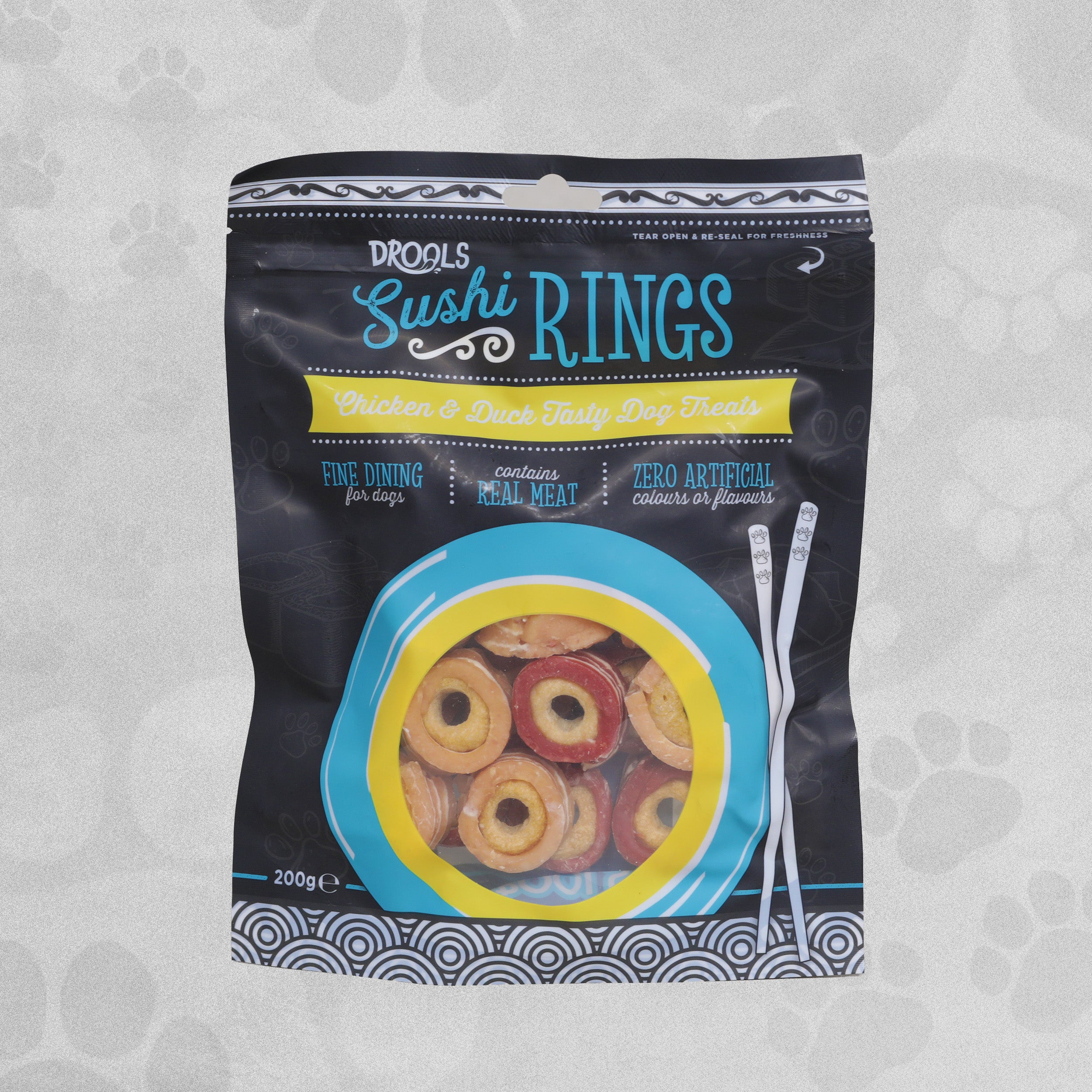 Drools Sushi Rings Tasty Dog Treats 200g Various Flavours