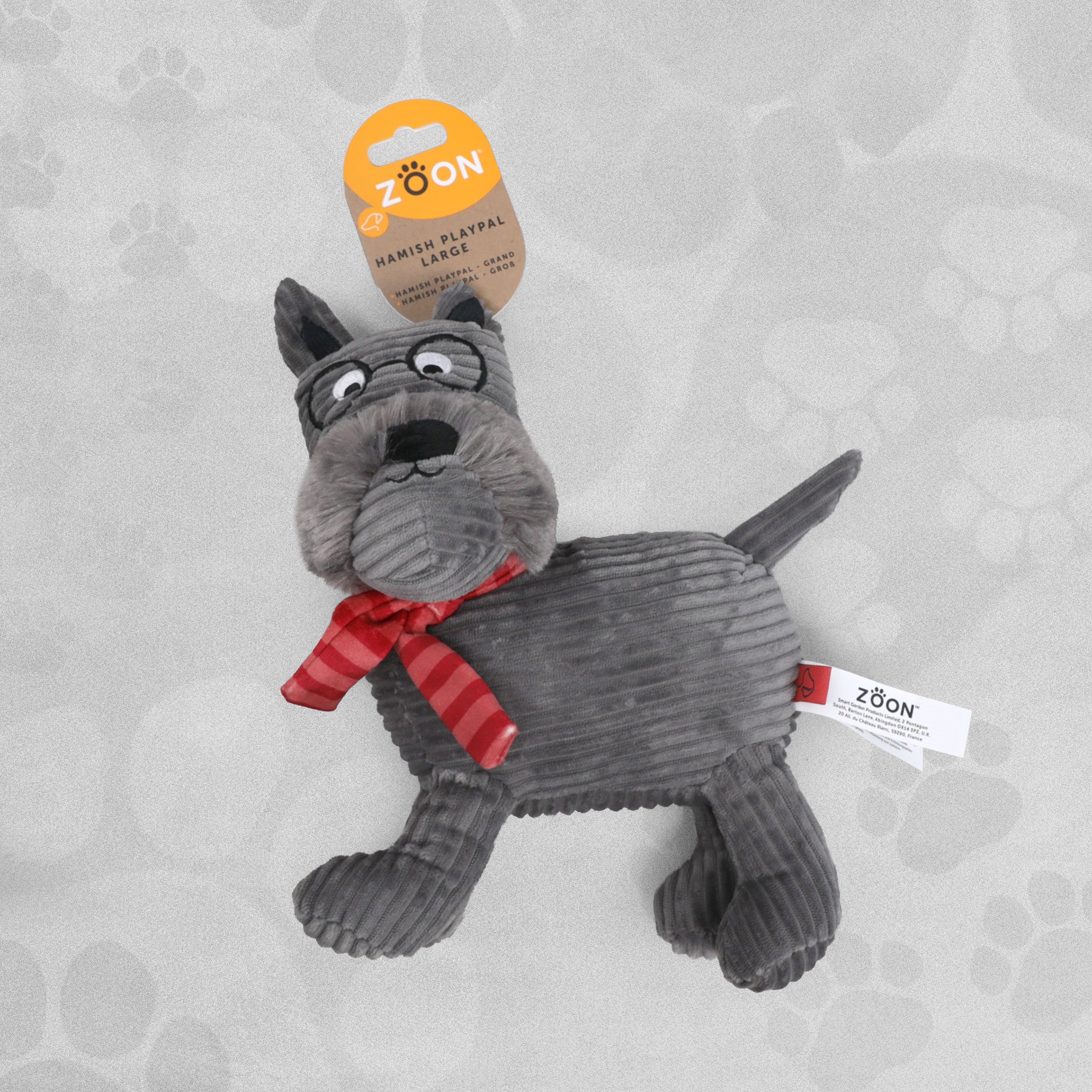 Zoon Squeaky Plush Dog Toy - Various Animals