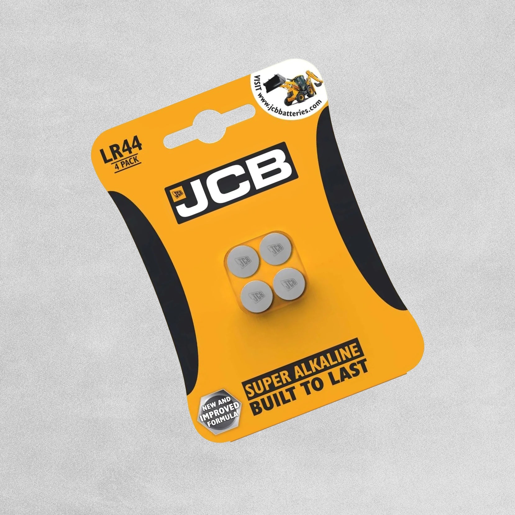 JCB LR44 Super Alkaline Batteries - 4pcs