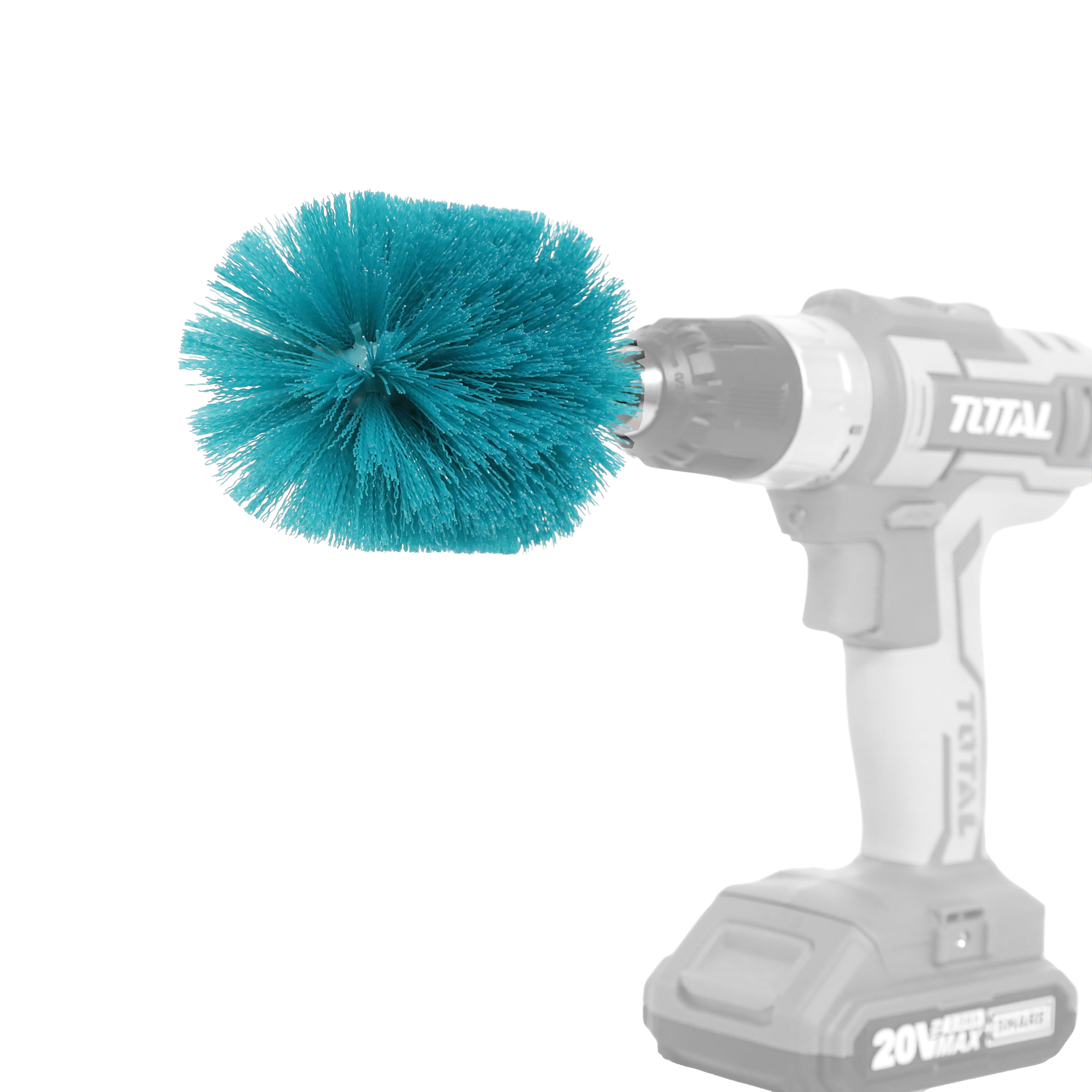 Total 2pc Medium Bristle Brush Set 3.5" (89mm) - TACM2335
