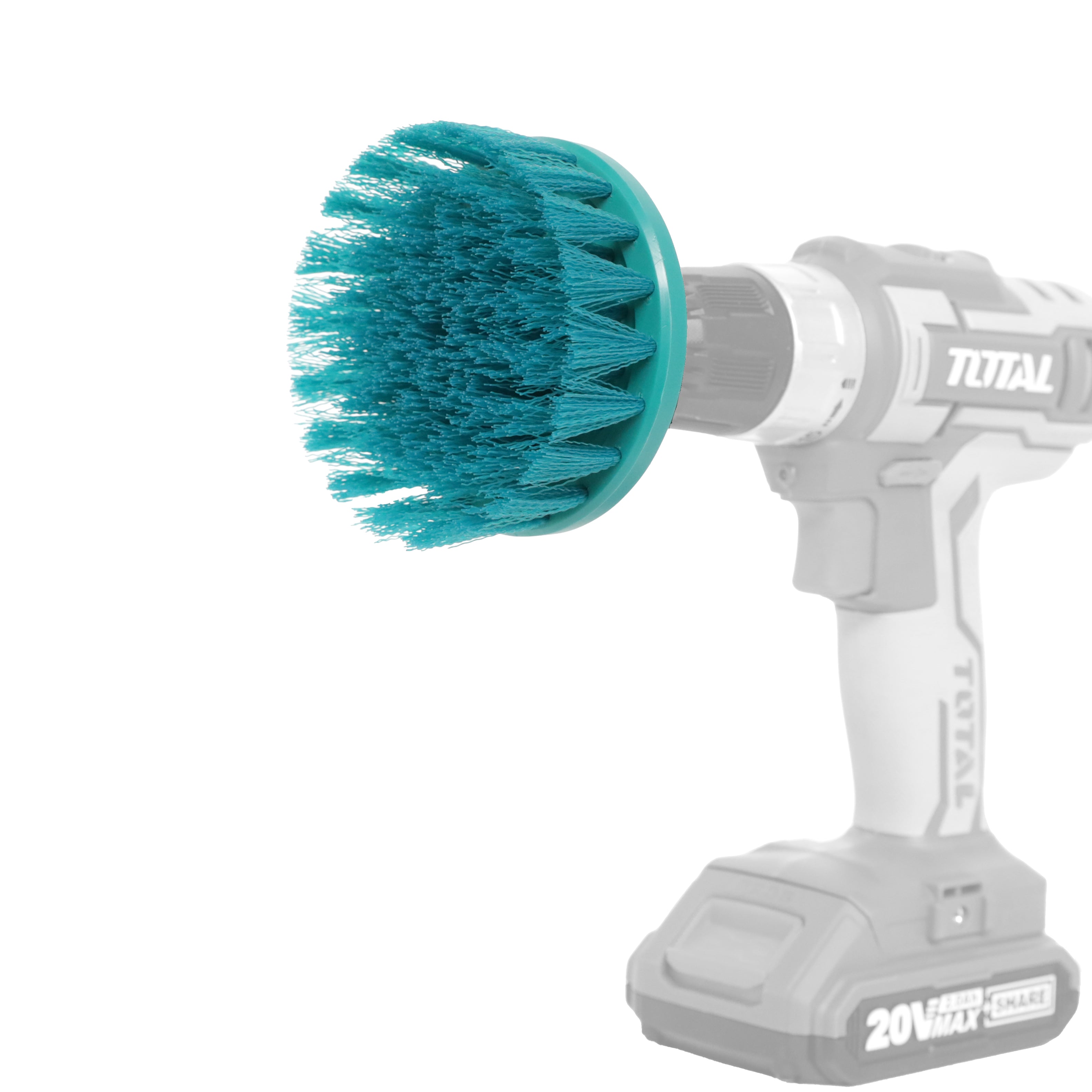 Total 2pc Medium Bristle Brush Set 3.5" (89mm) - TACM2335
