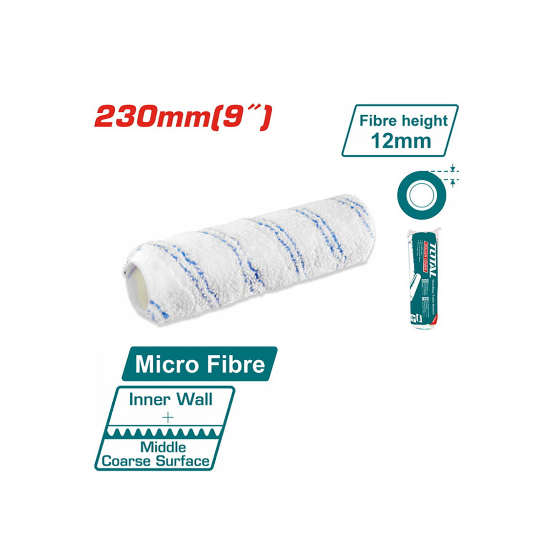 Total Roller Cover 230mm 9" (Inner Wall) - THT85951