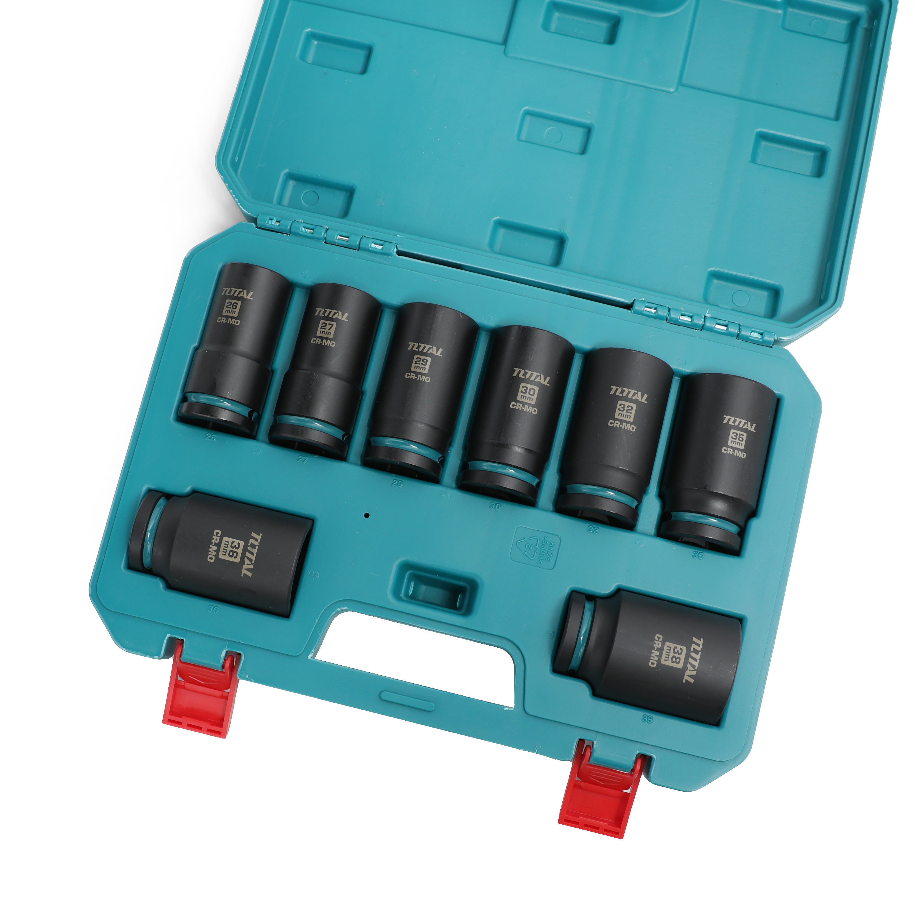 Total 3/4" Drive Deep Impact Socket Set 3/4" Drive 10pcs - THKISD34082L