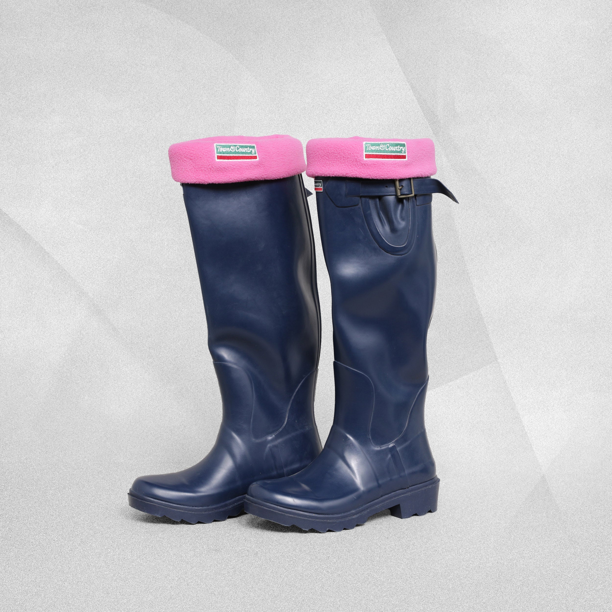 Town & Country Fleece Boot Sox - Wellington Boot Liners - Pink