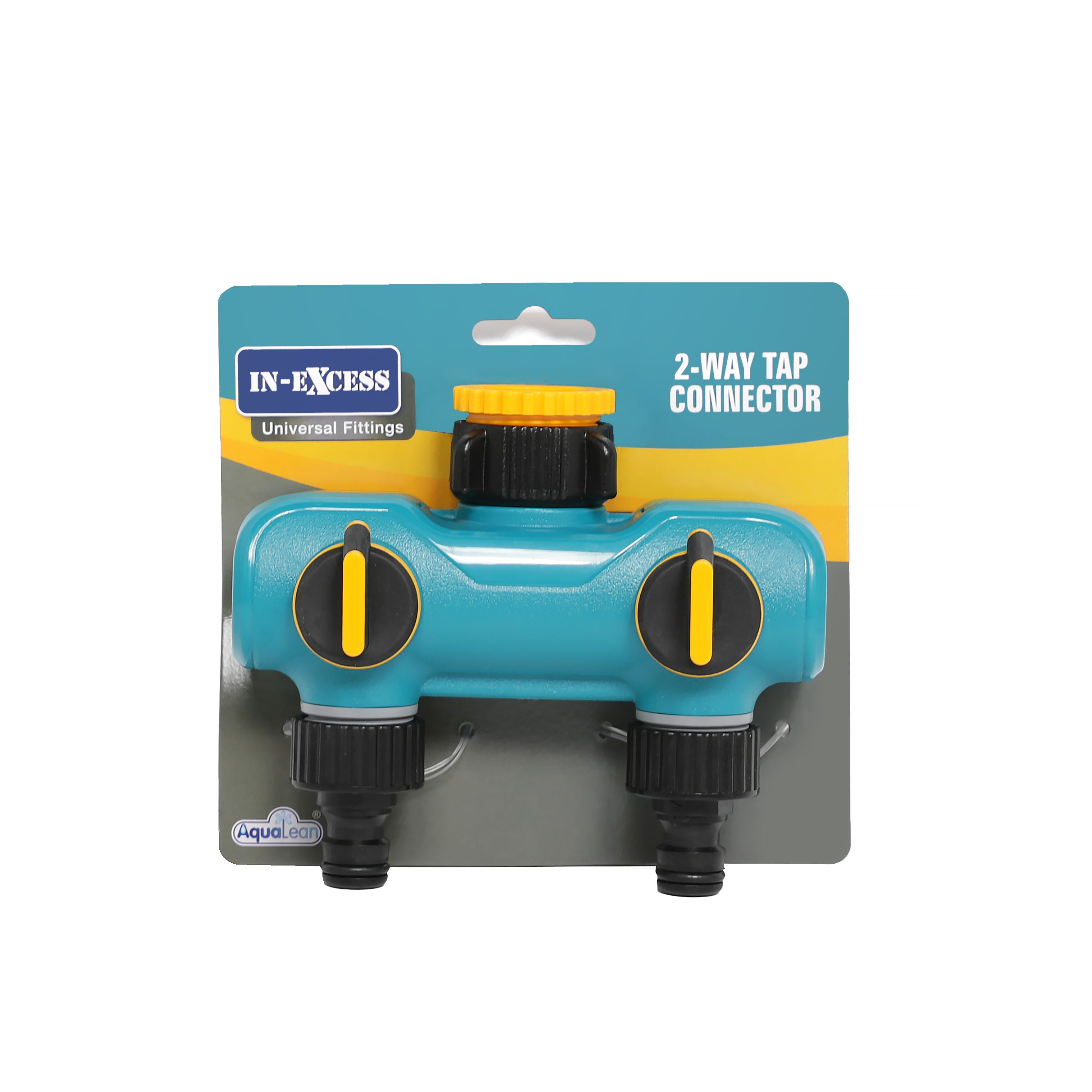 In-Excess Aqualean Universal Fit 2-Way Tap Connector