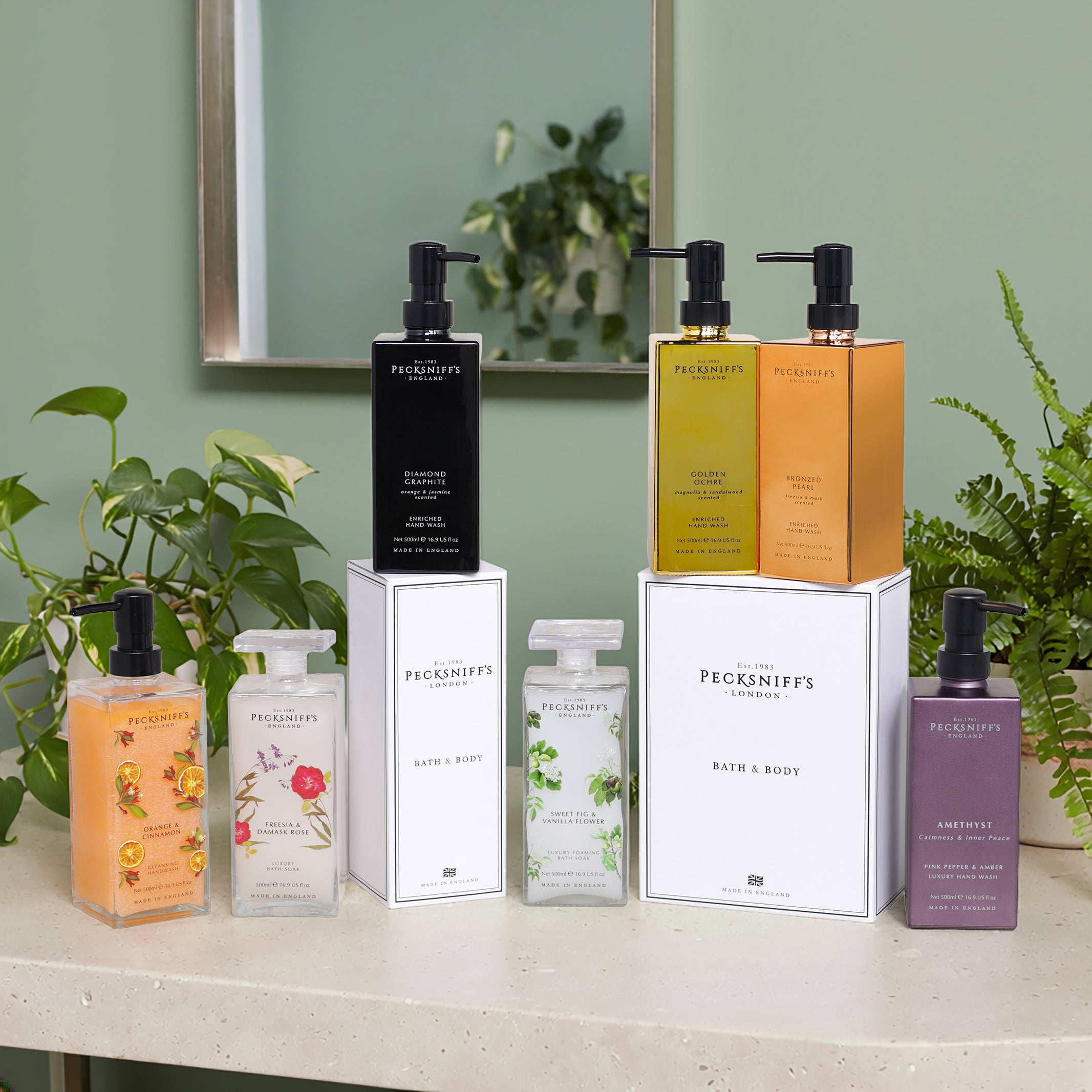 Pecksniff's Luxury Enriched Scented Hand Wash - Various Scents Available - 500ml