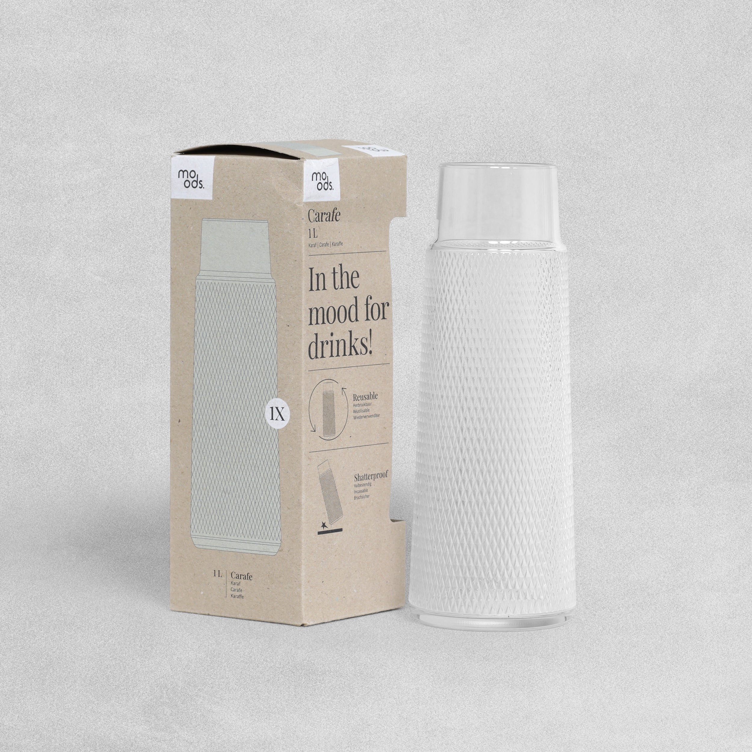 Moods Plastic Decanter/ Carafe - 1 L