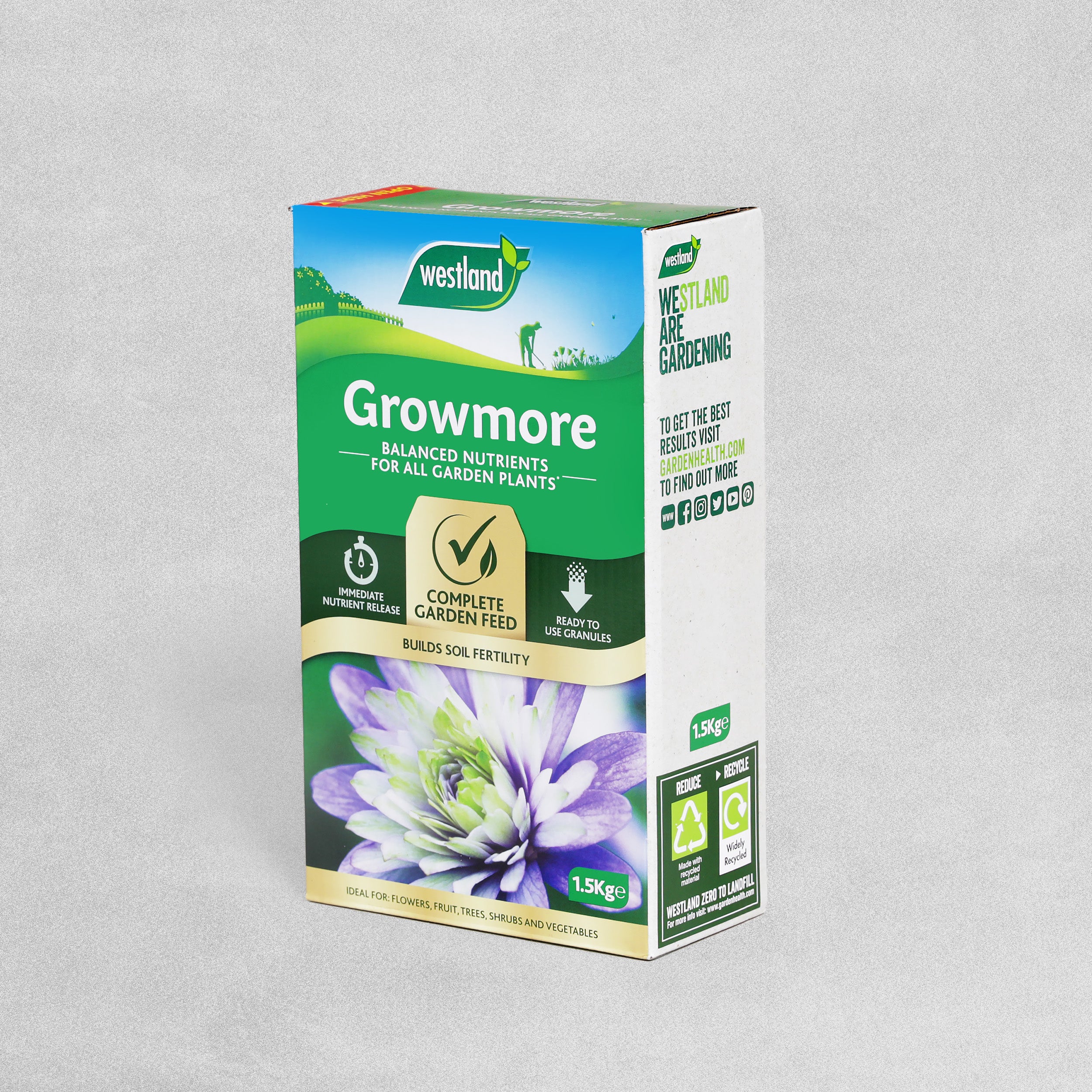 Westland Growmore Fertiliser - 1.5kg