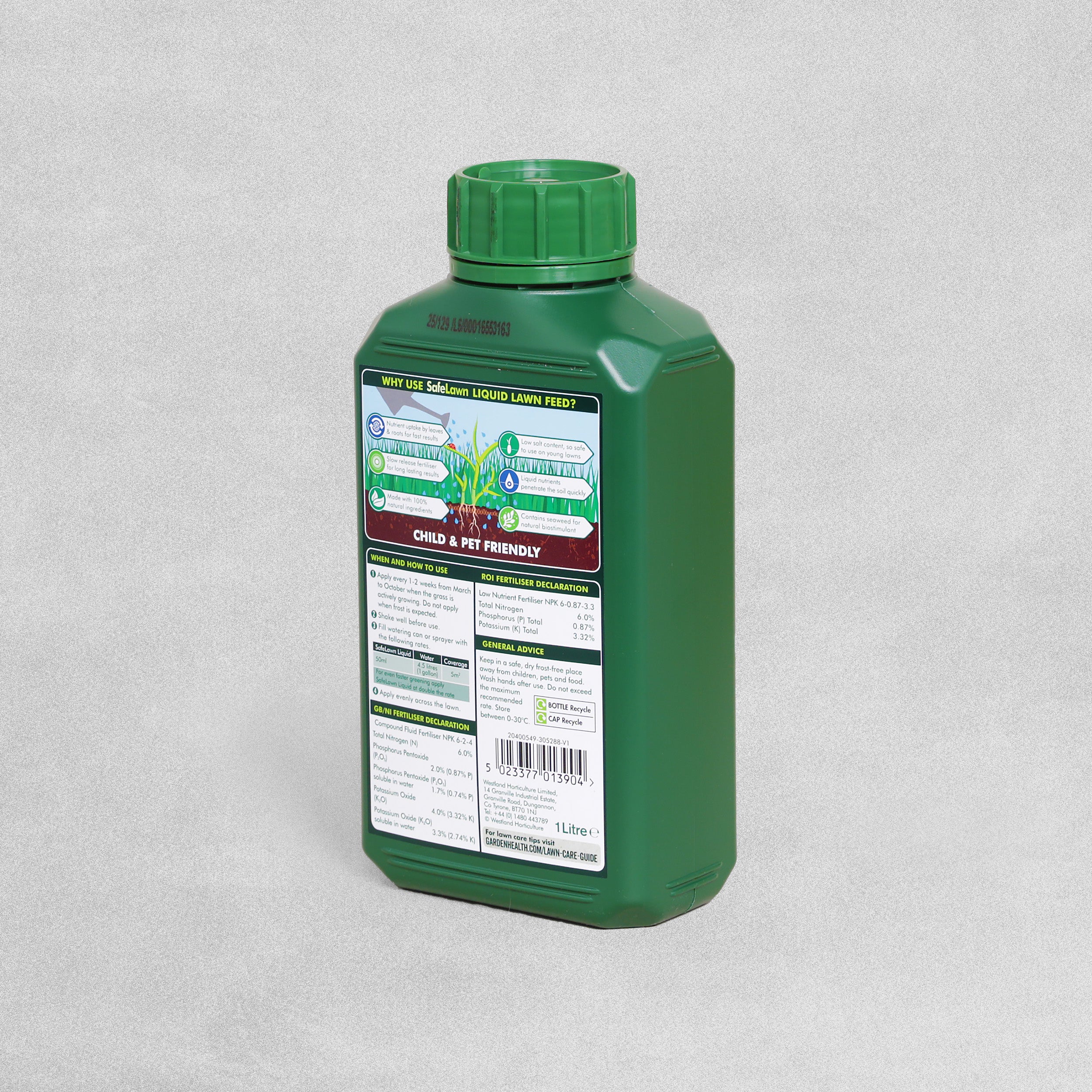 Westland SafeLawn Natural Liquid Lawn Feed - 1L