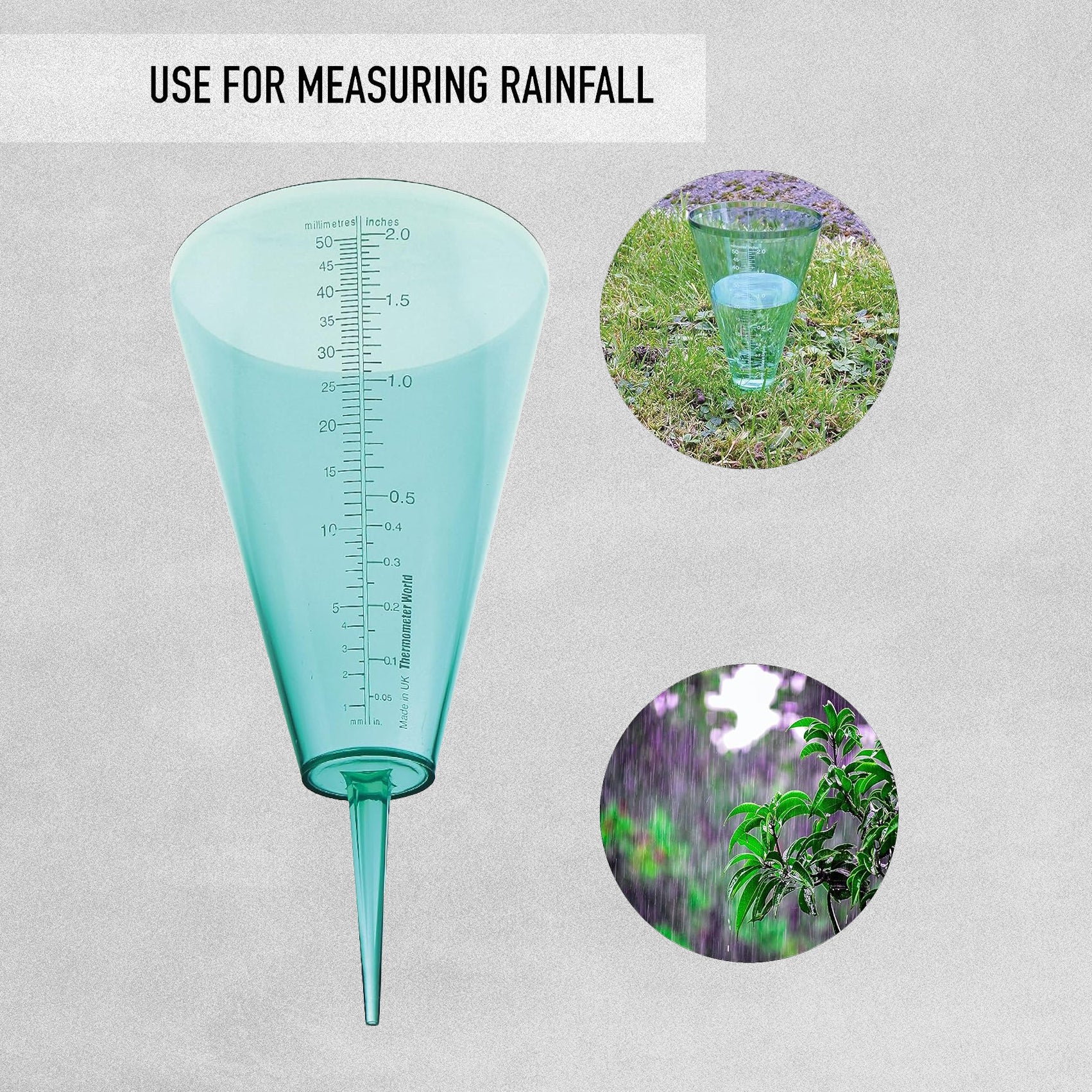 The Good Life Graduated Rain Gauge