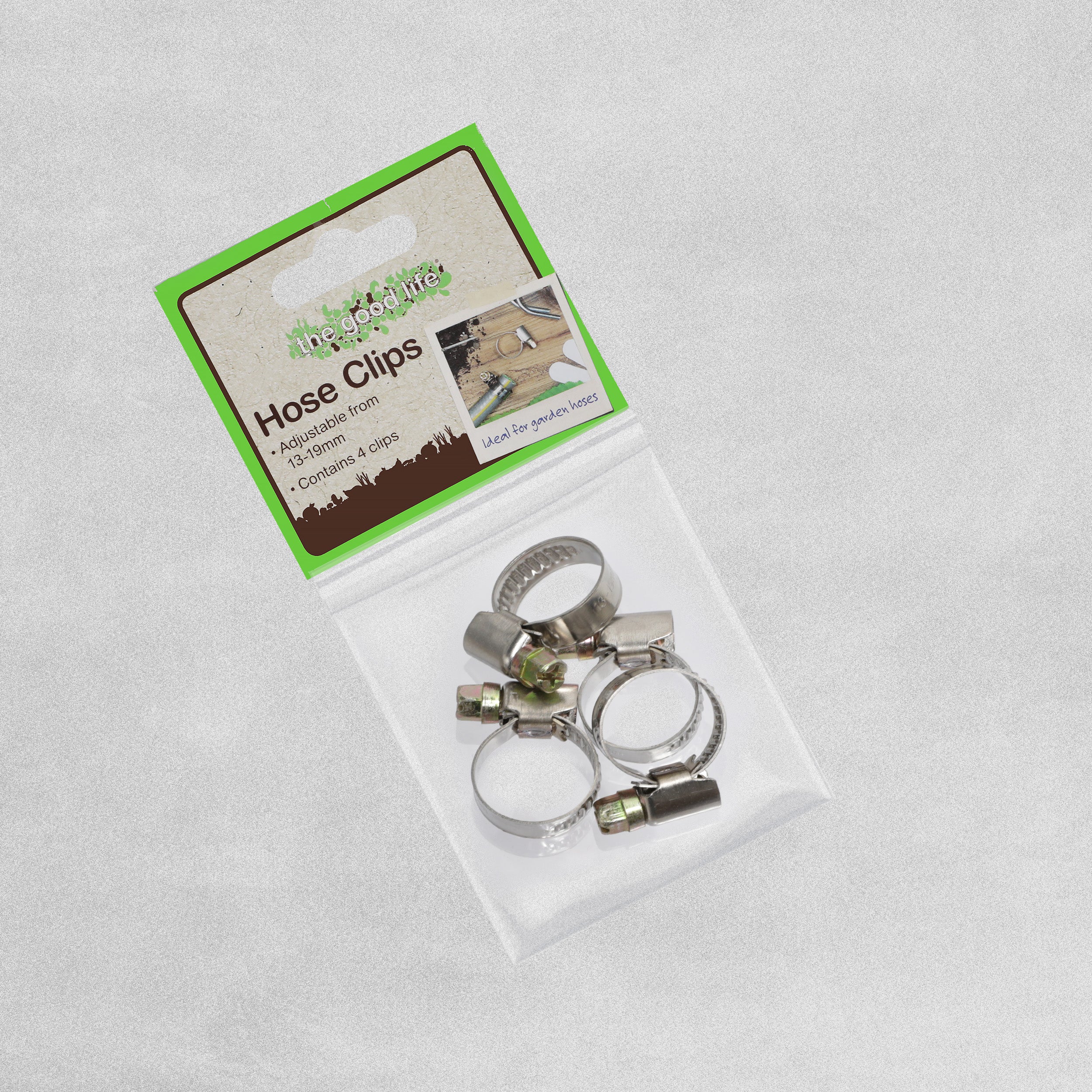 The Good Life Hose Clips 13-19mm Pack of 4