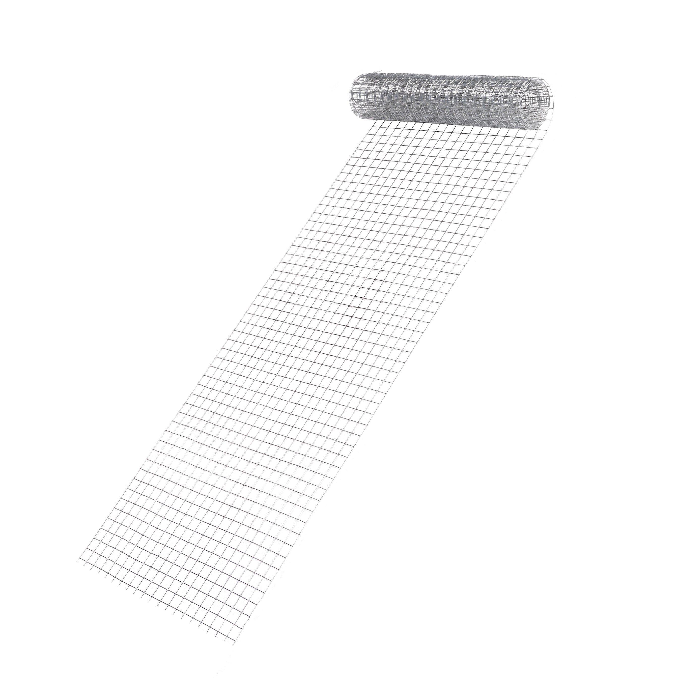 Galvanised Square Mesh 25mm Square - 1m  x 5 metres