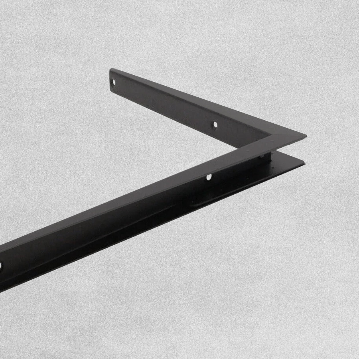 Prosolve Black Mitred Shelf Brackets - Various Sizes Available